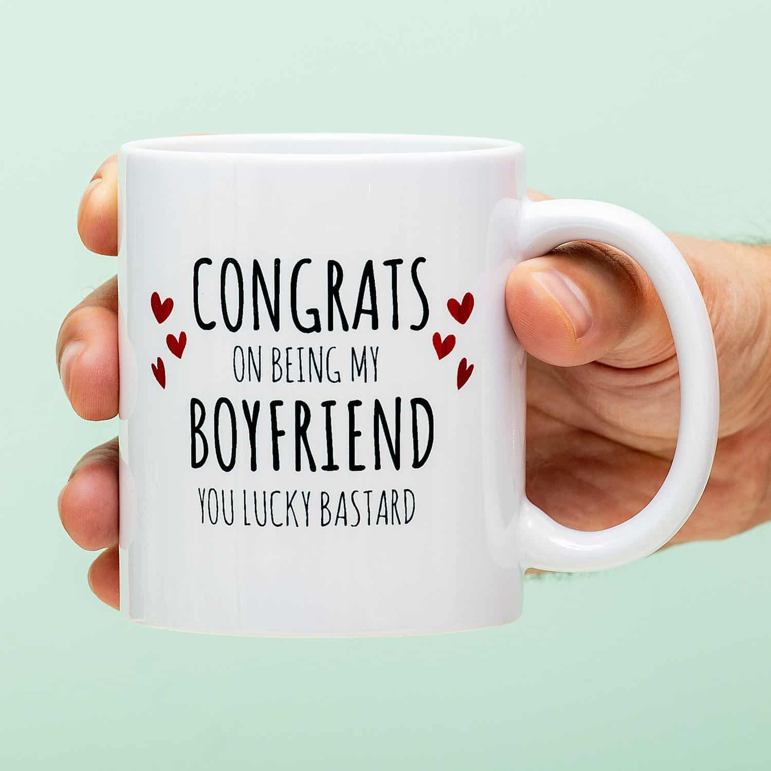 Tasse Congrats On Being My Boyfriend