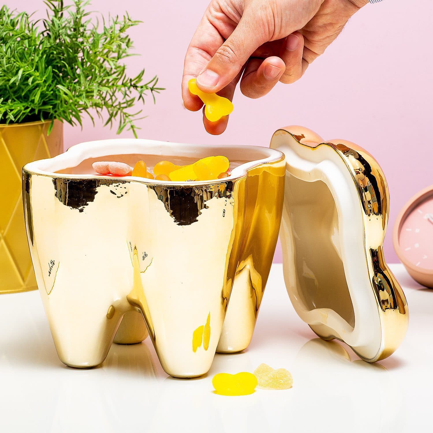 Sweet Tooth Bonbondose – Gold