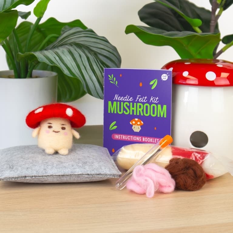 DIY Pilz aus Filz