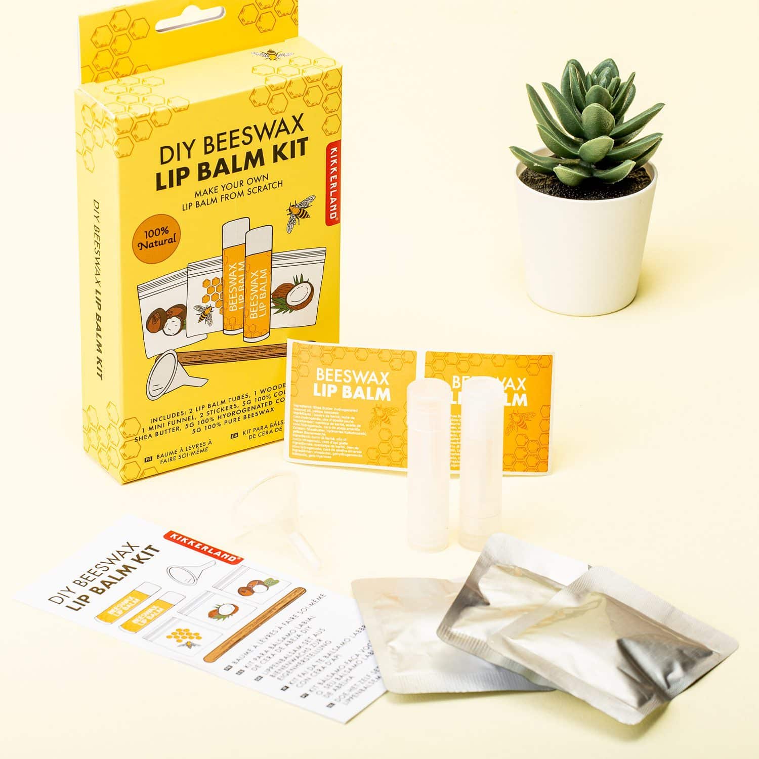 Bienenwachs-Lippenbalsam DIY-Set