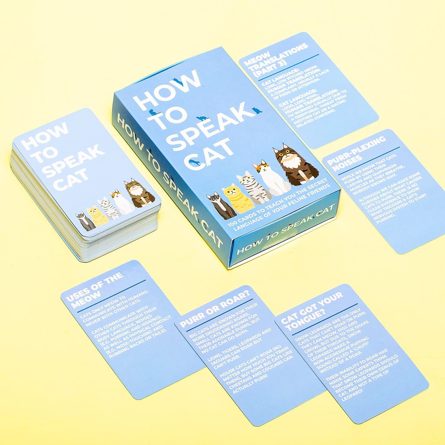 How to speak Karten – Katzen