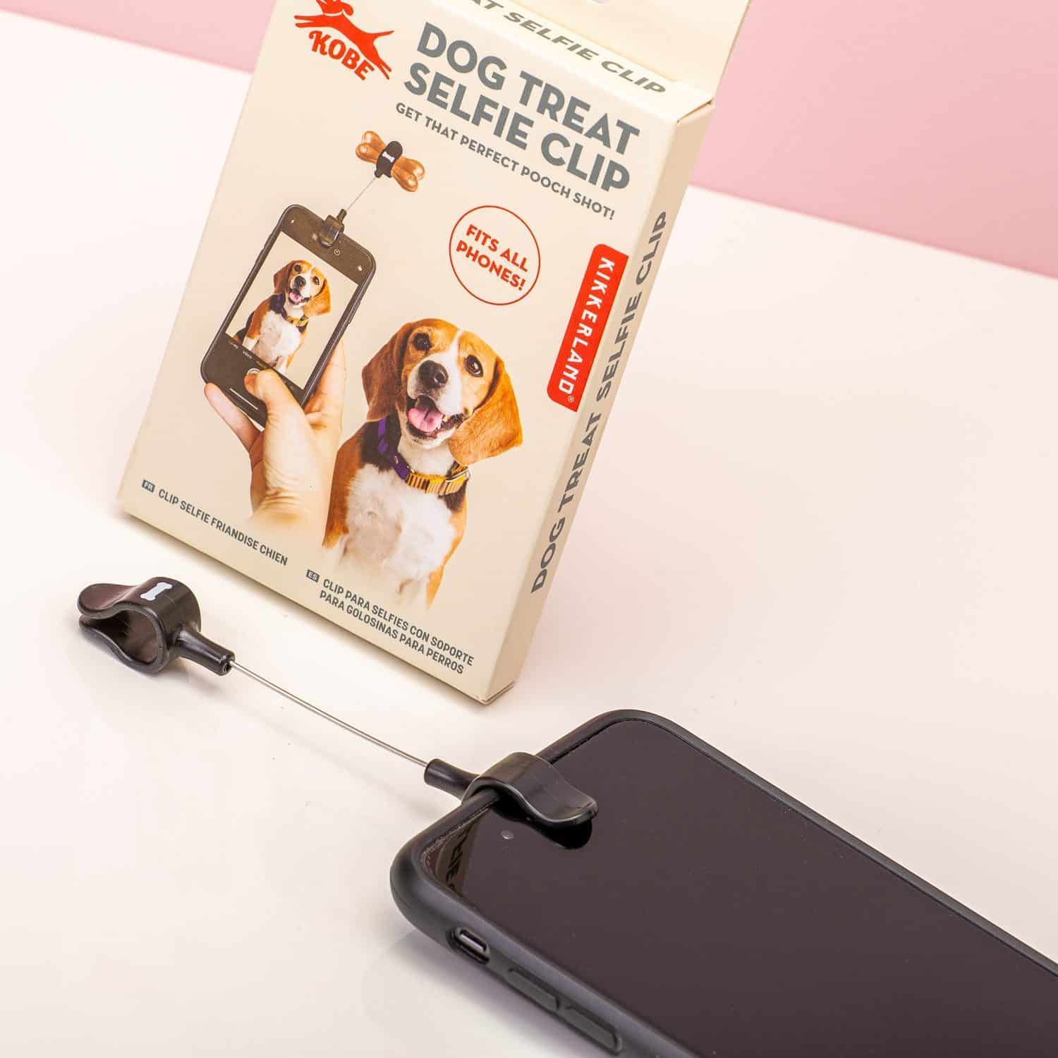 Selfieclip für Hundeleckerlis