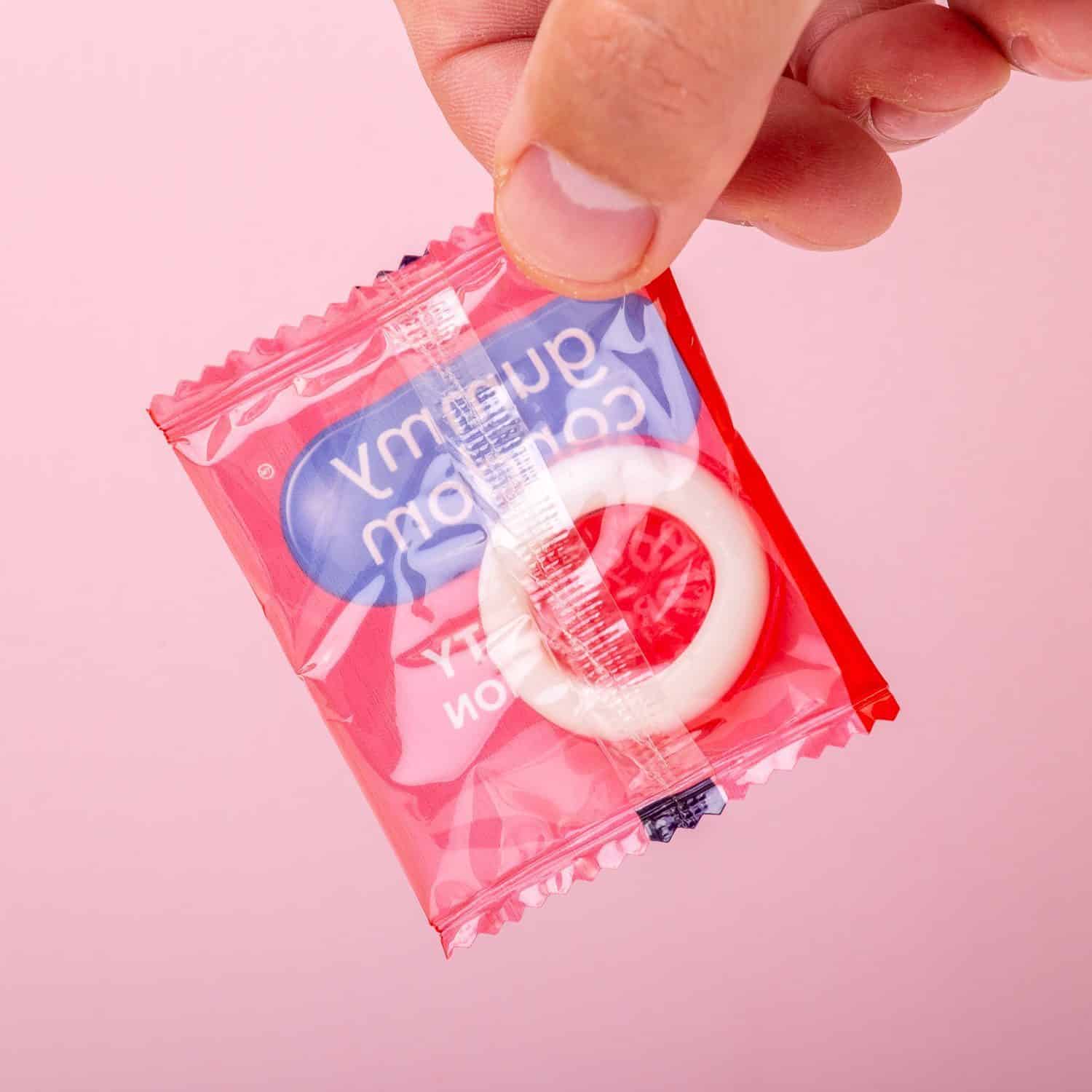 Gummiartige Kondome