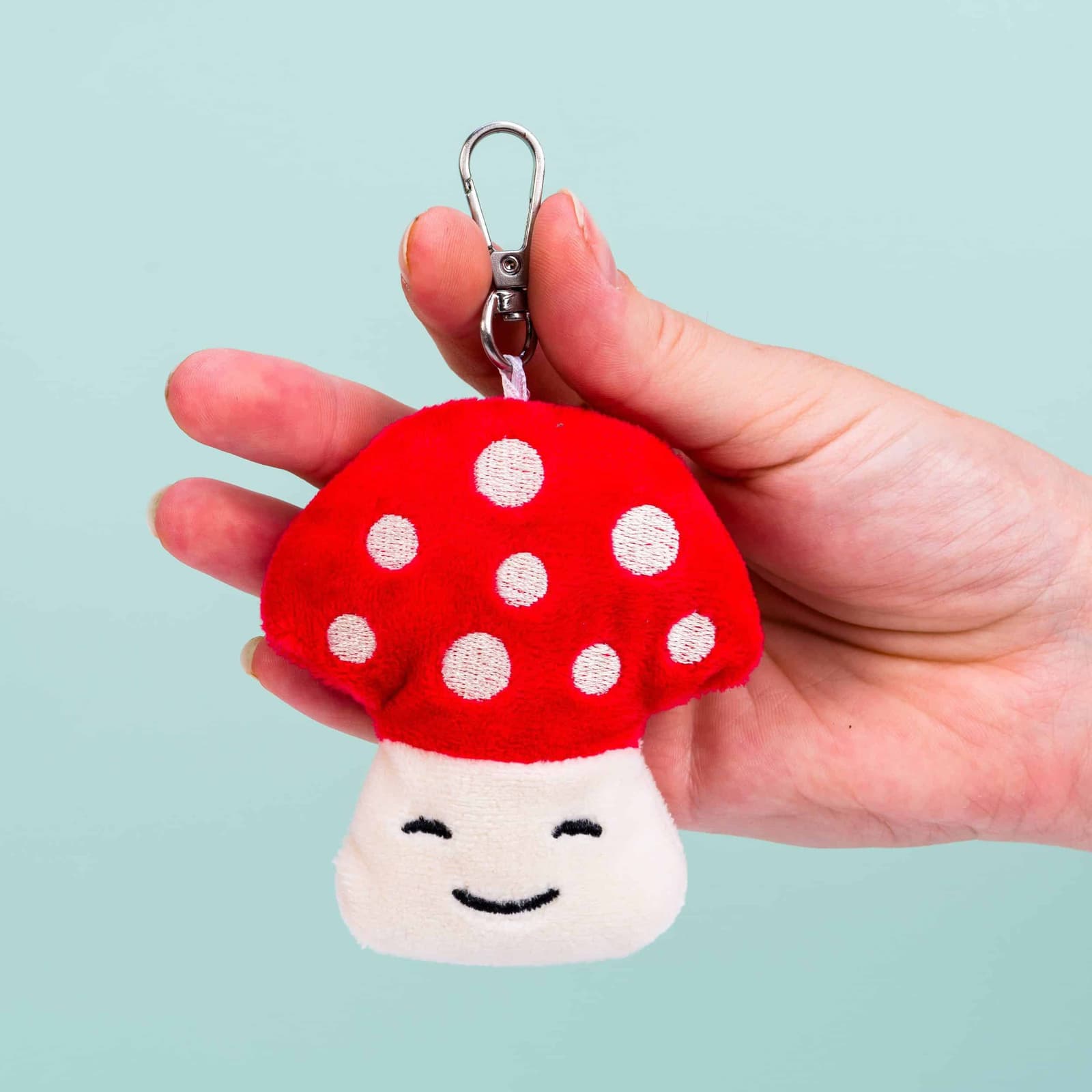 Knuffel-Schlüsselanhänger – Pilz