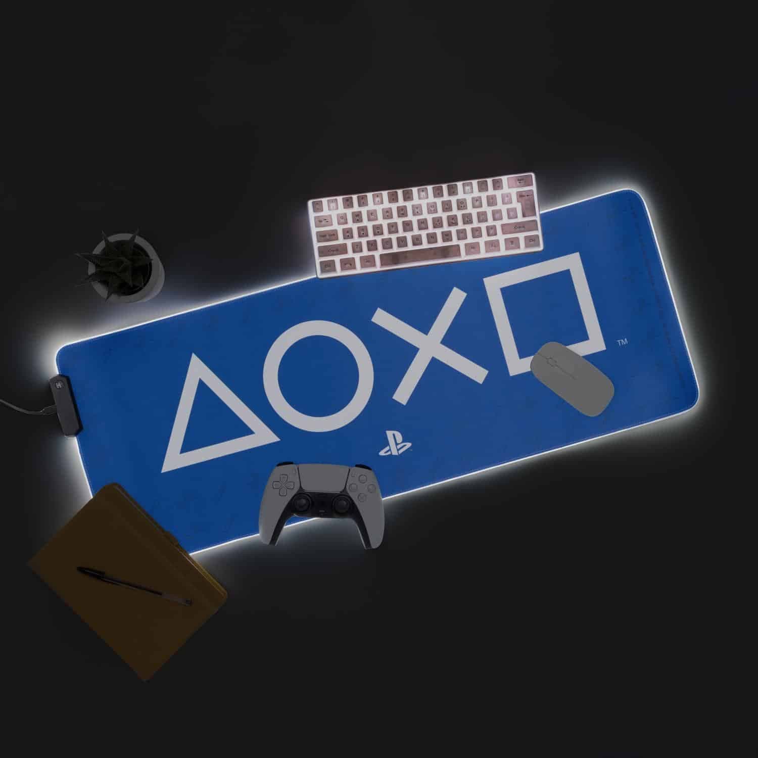 PlayStation Leuchtende Schreibtischunterlage