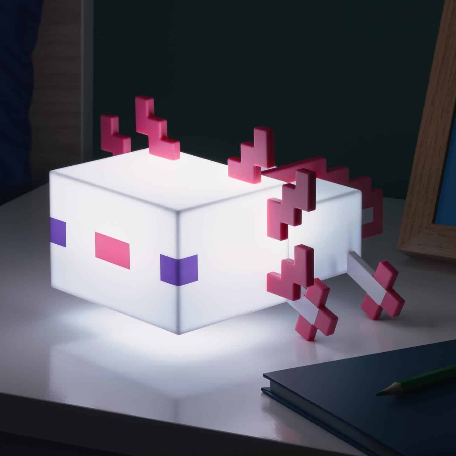 Minecraft Axolotl Lampe