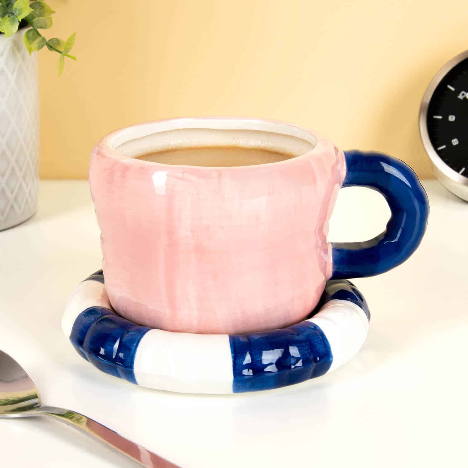 Rettungsring-Tasse – Blau