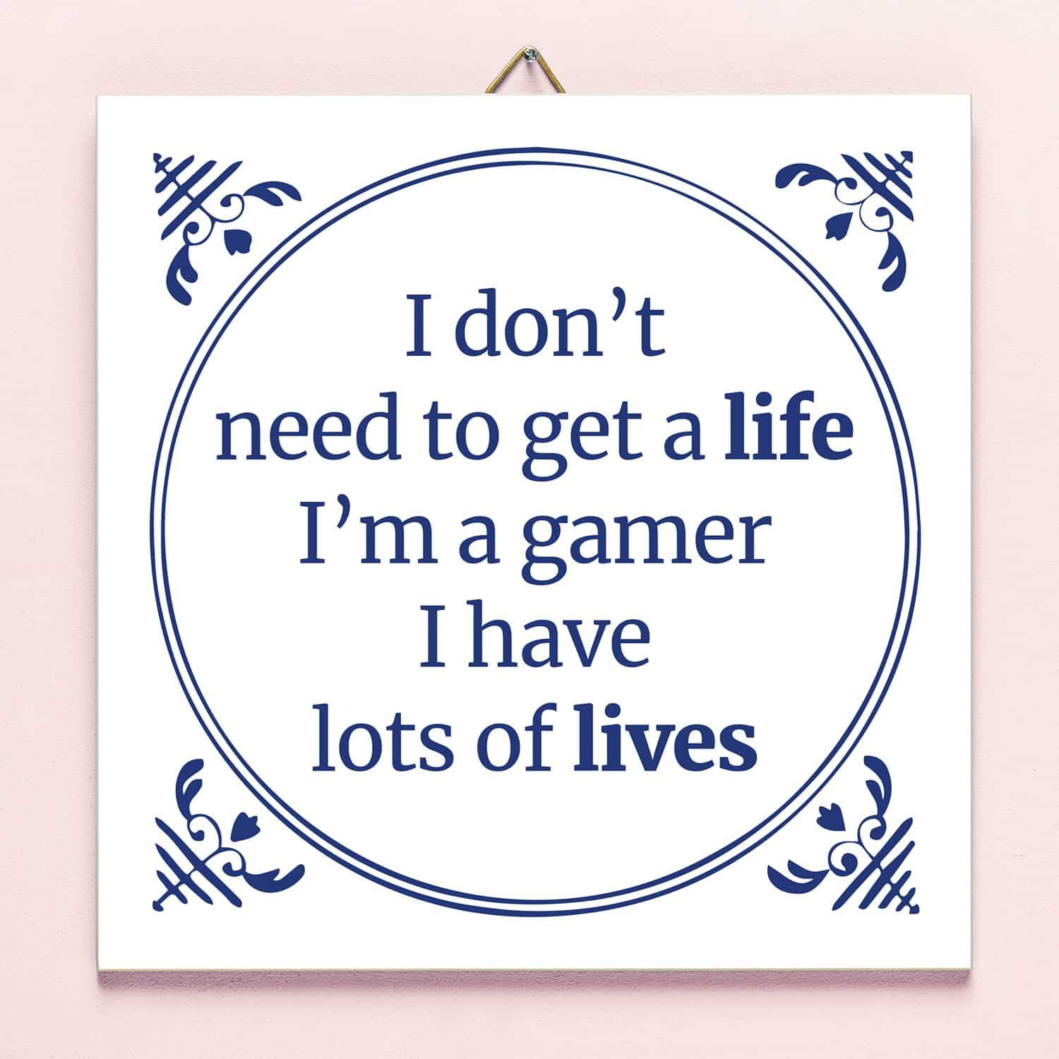 Tegeltje I’m A Gamer
