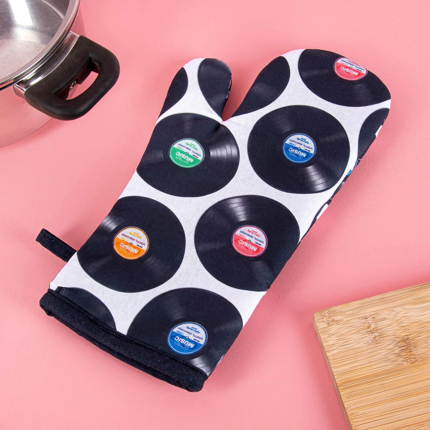 Schallplatten Ofenhandschuh
