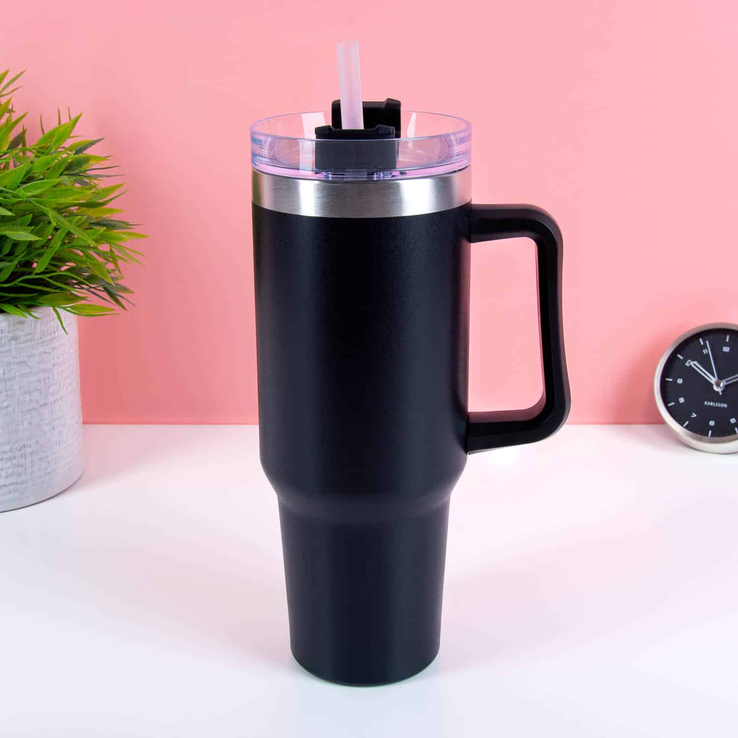 XXL Thermobecher (1,2 Liter) – Schwarz