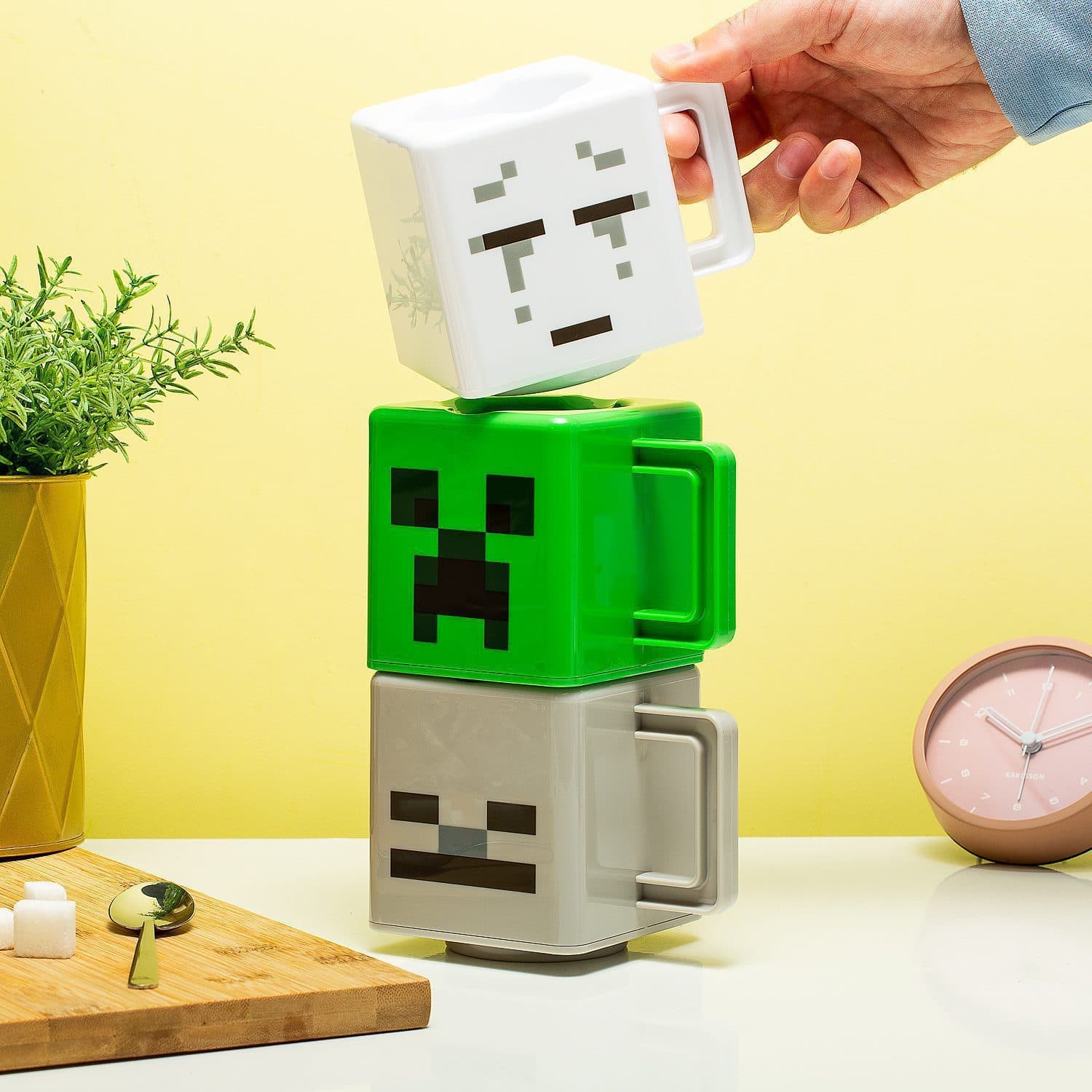 Stapelbare Becher (3er-Set) von Minecraft