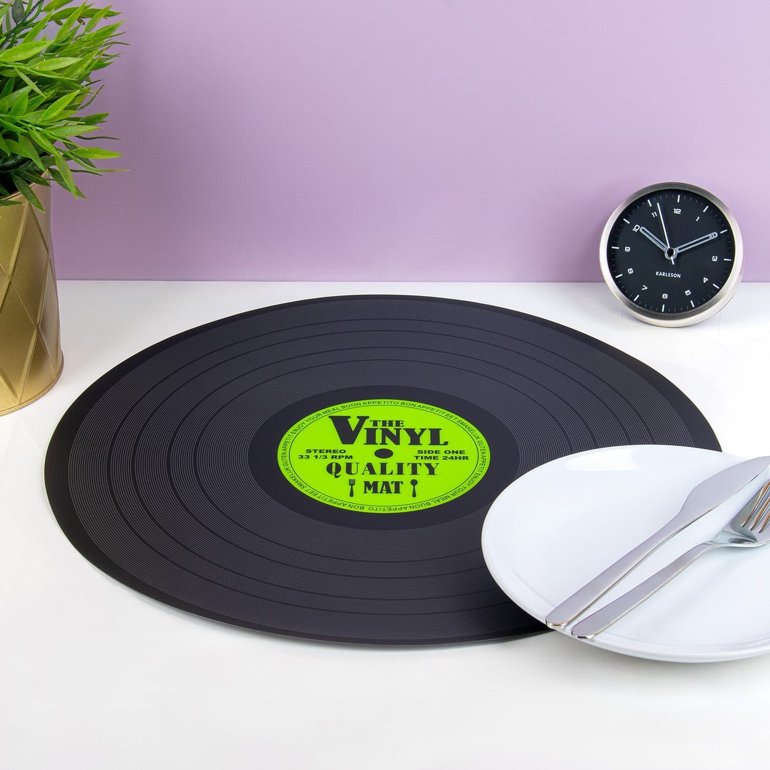 Schallplatten-Platzset (ein Stück)