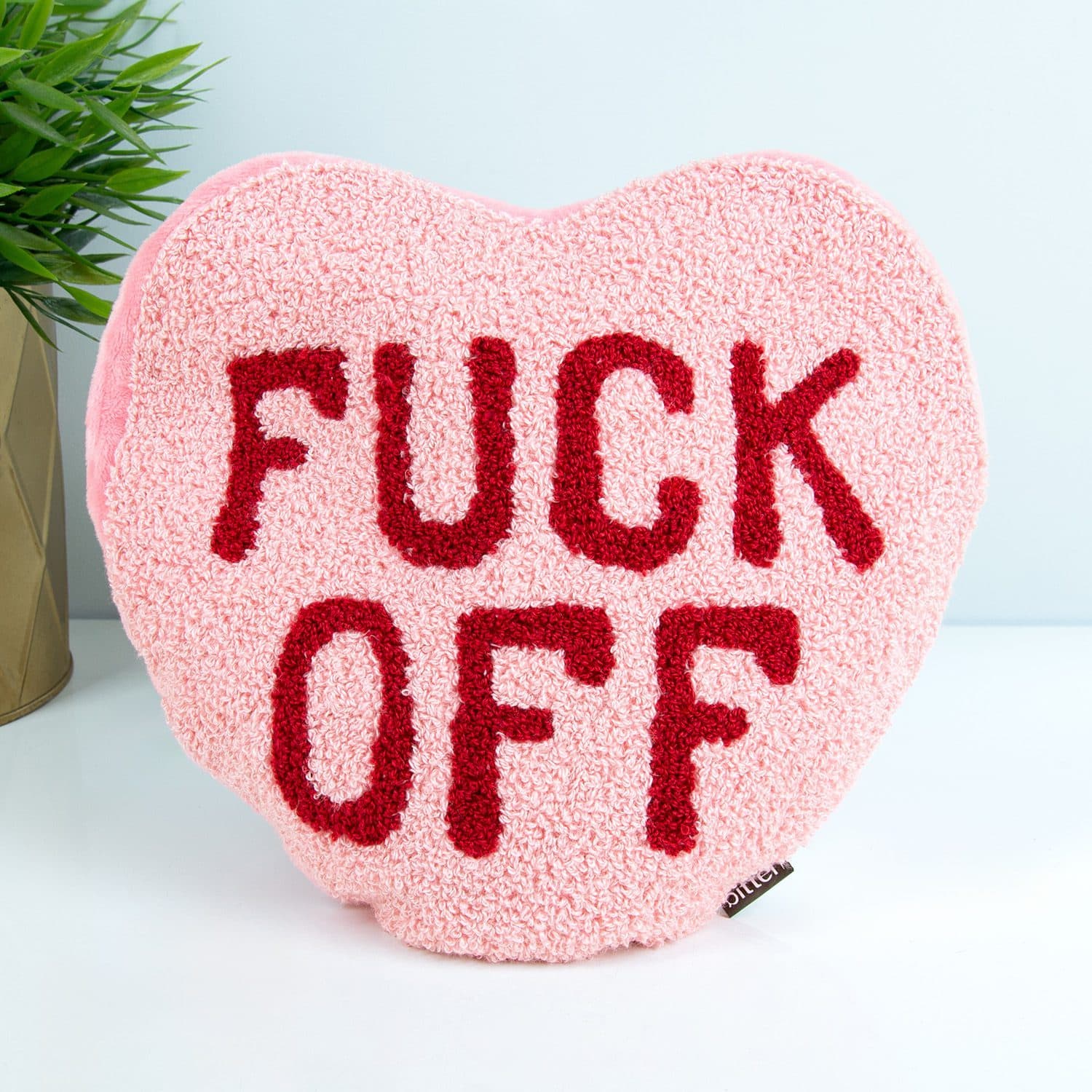 Fuck Off Herz Wärmekissen – Normal