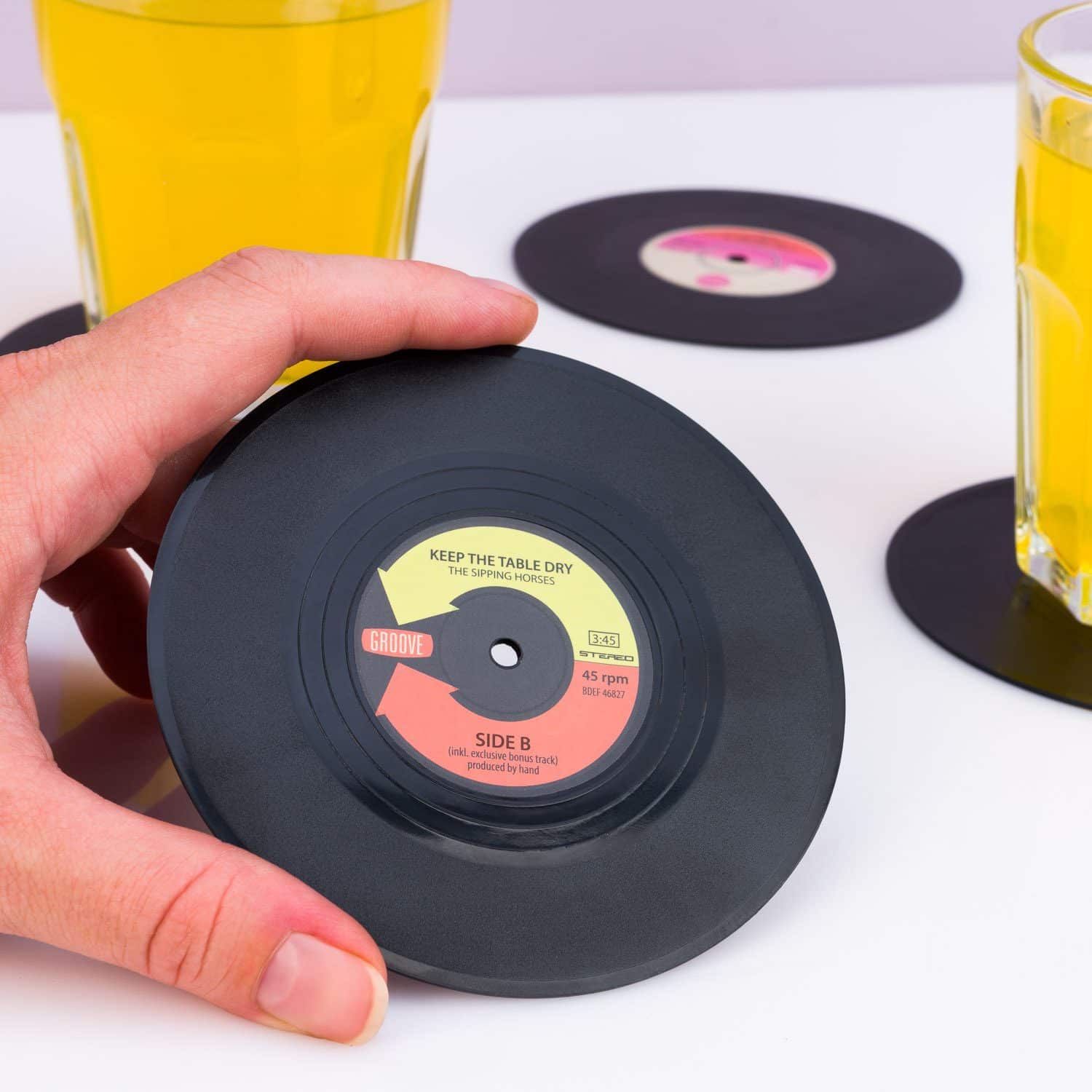 Vinyl-Untersetzer (Set von 4)