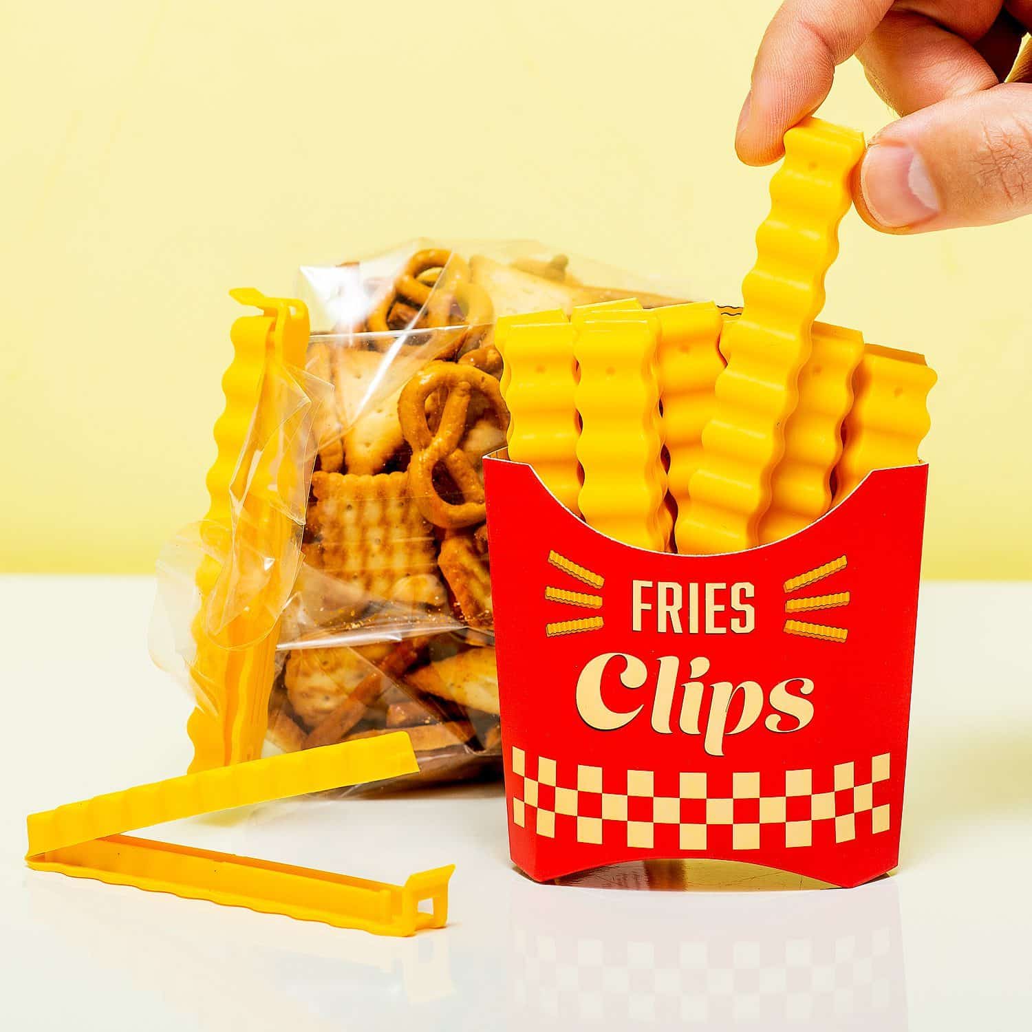 Fries-Verschlussclips (12er-Set)