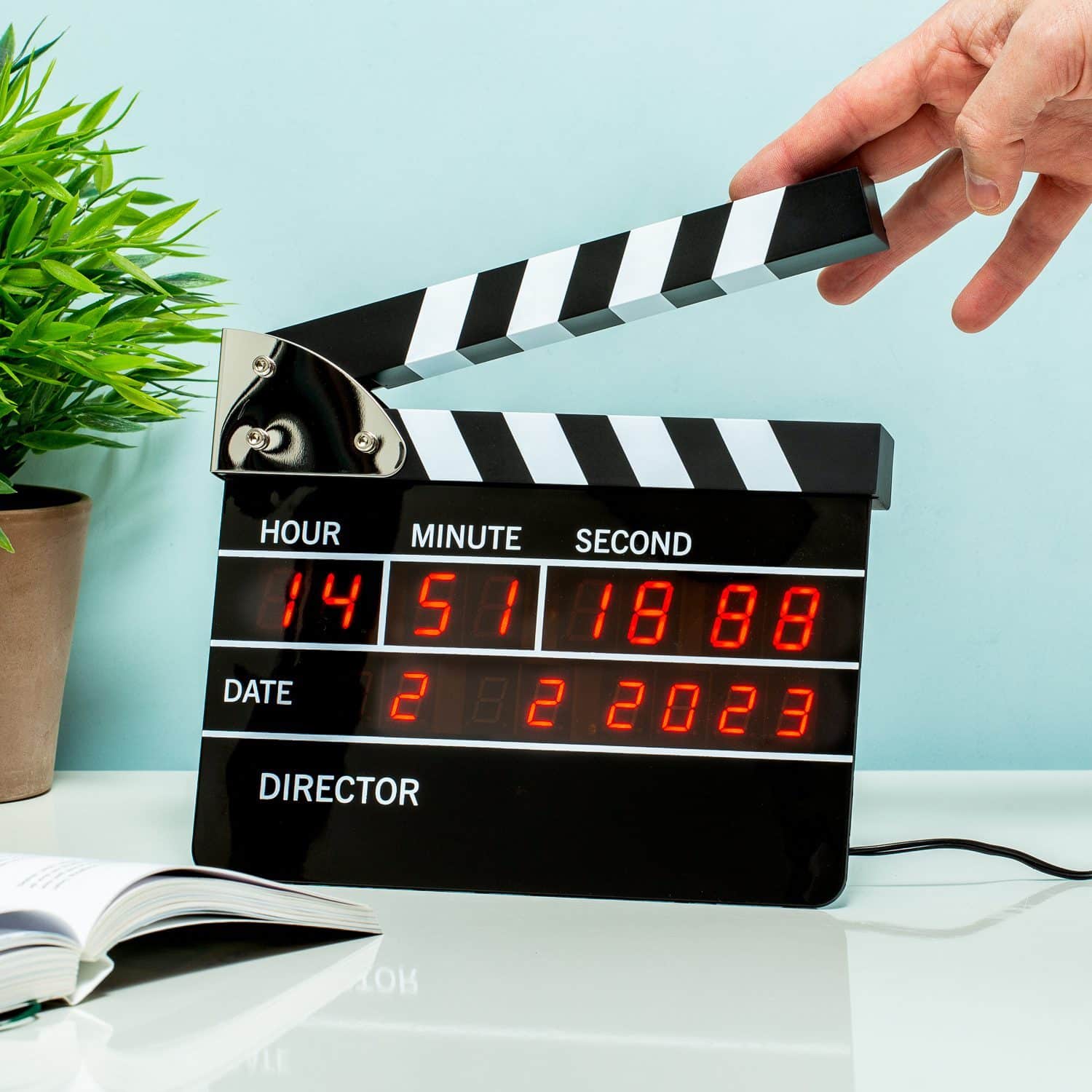 Filmklappe Wecker