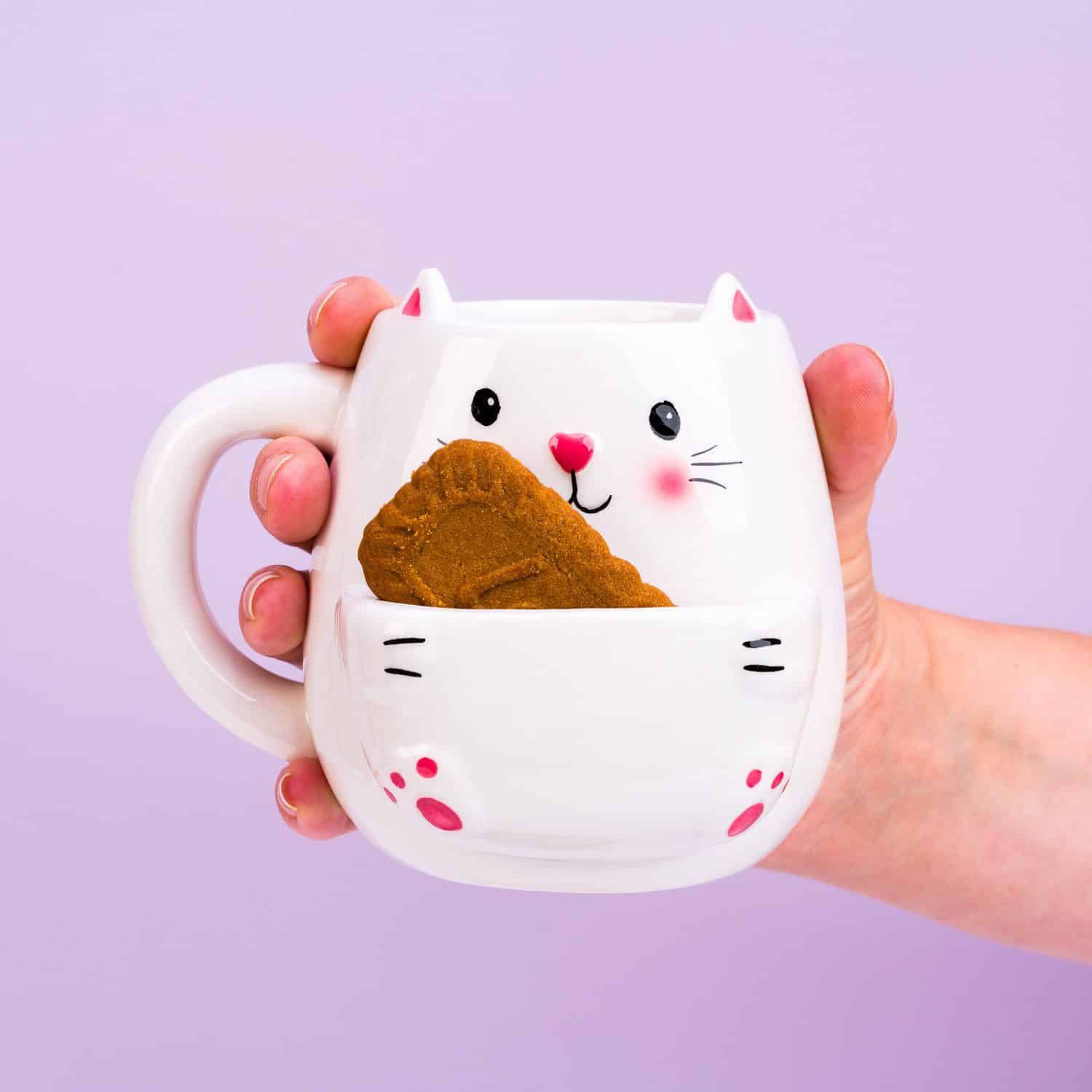 Tierbecher mit Keksablage