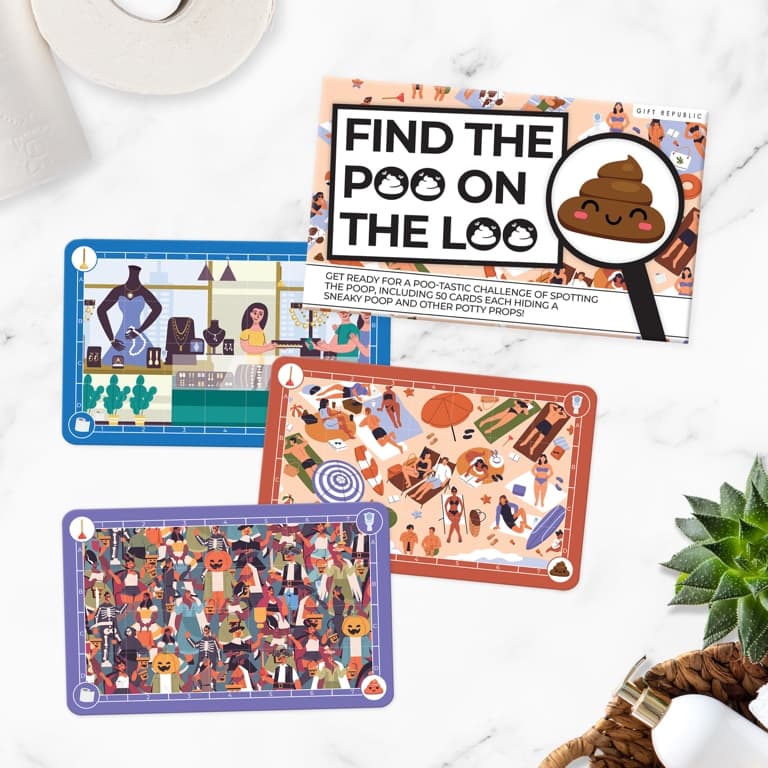 Find the Poo on the Loo Suchkarten