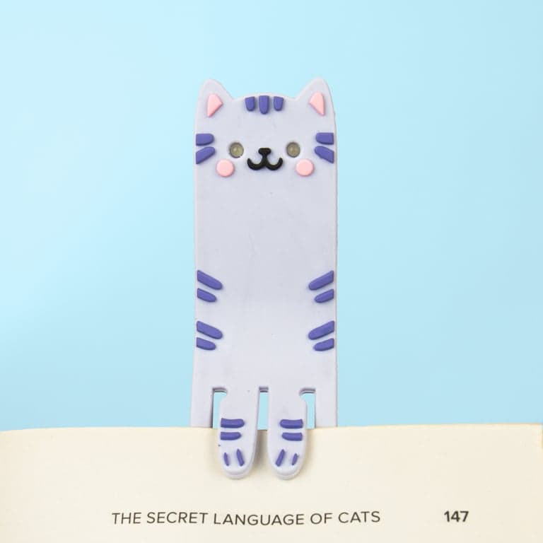 Katzen Leselicht und Lesezeichen