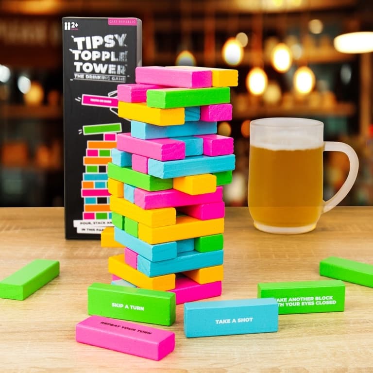 Trink-Stapelspiel