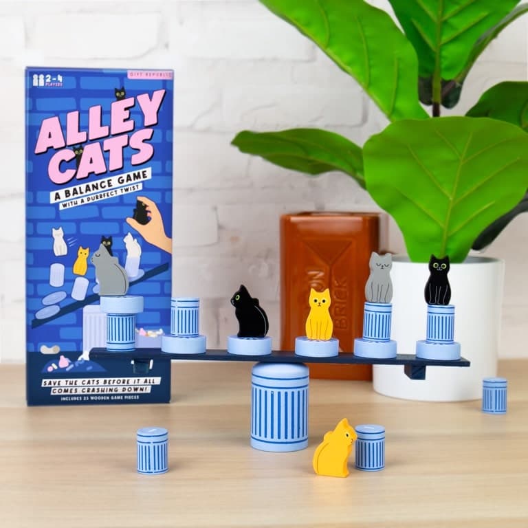 Streunerkatzen Stapelspiel