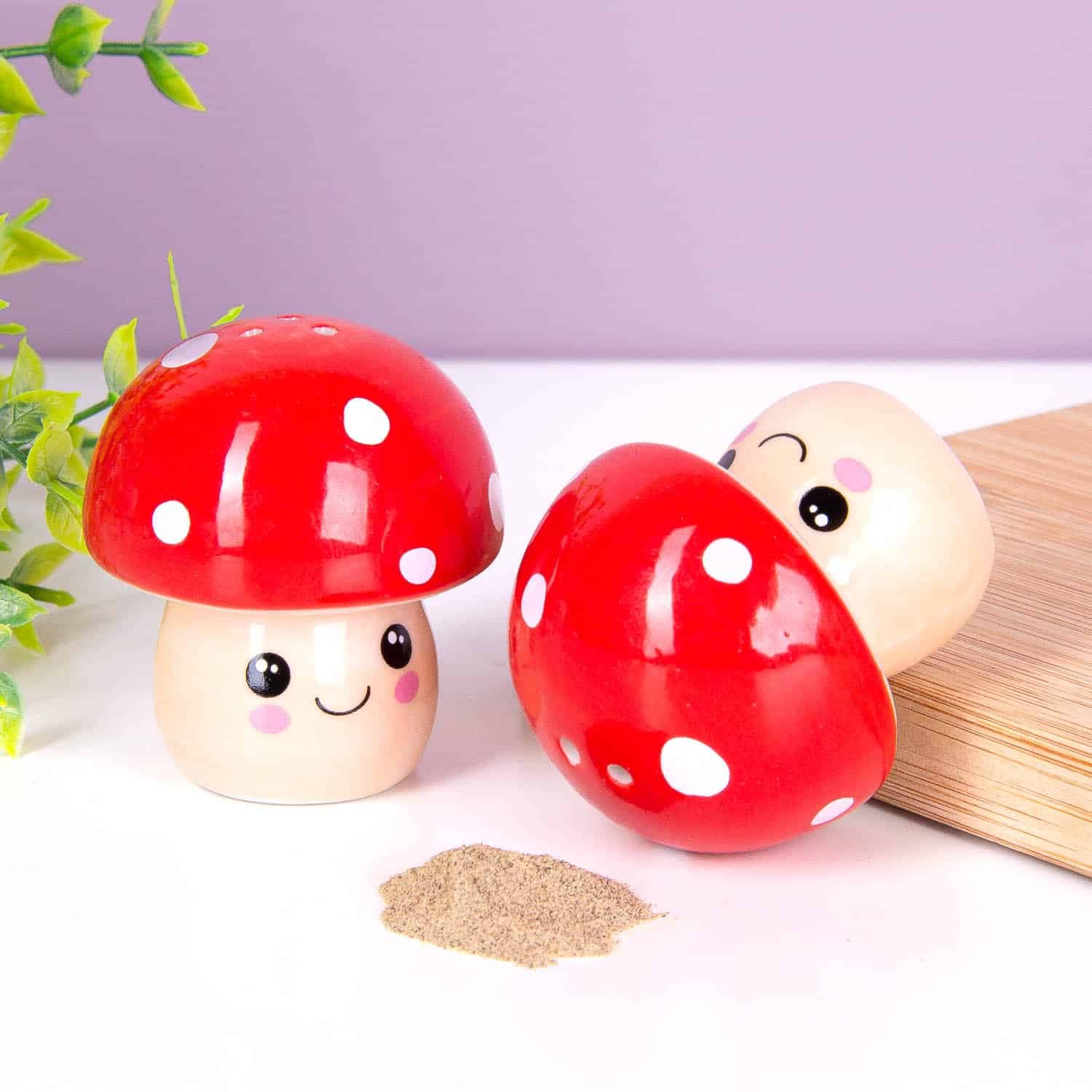 Kawaii Pilze Salz- und Pfefferstreuer
