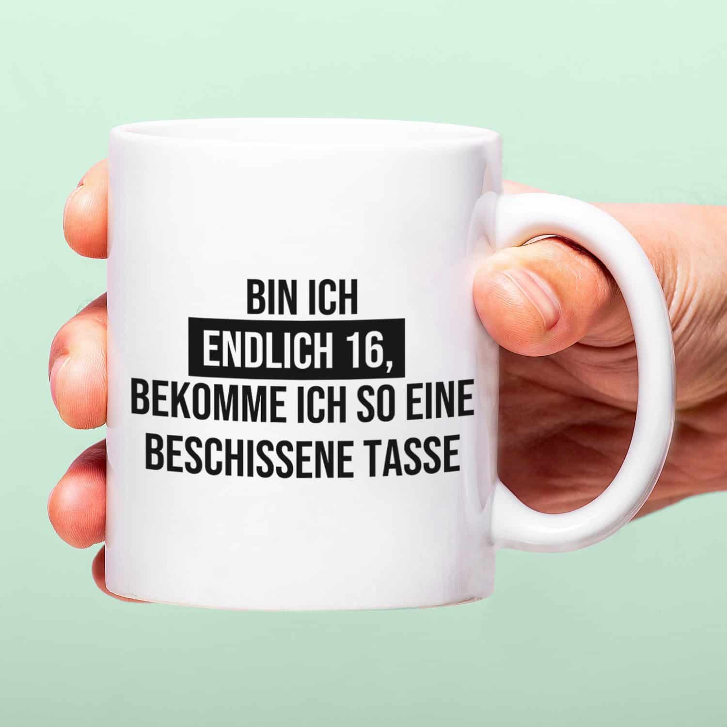 Tasse Endlich ist mein Geburtstag