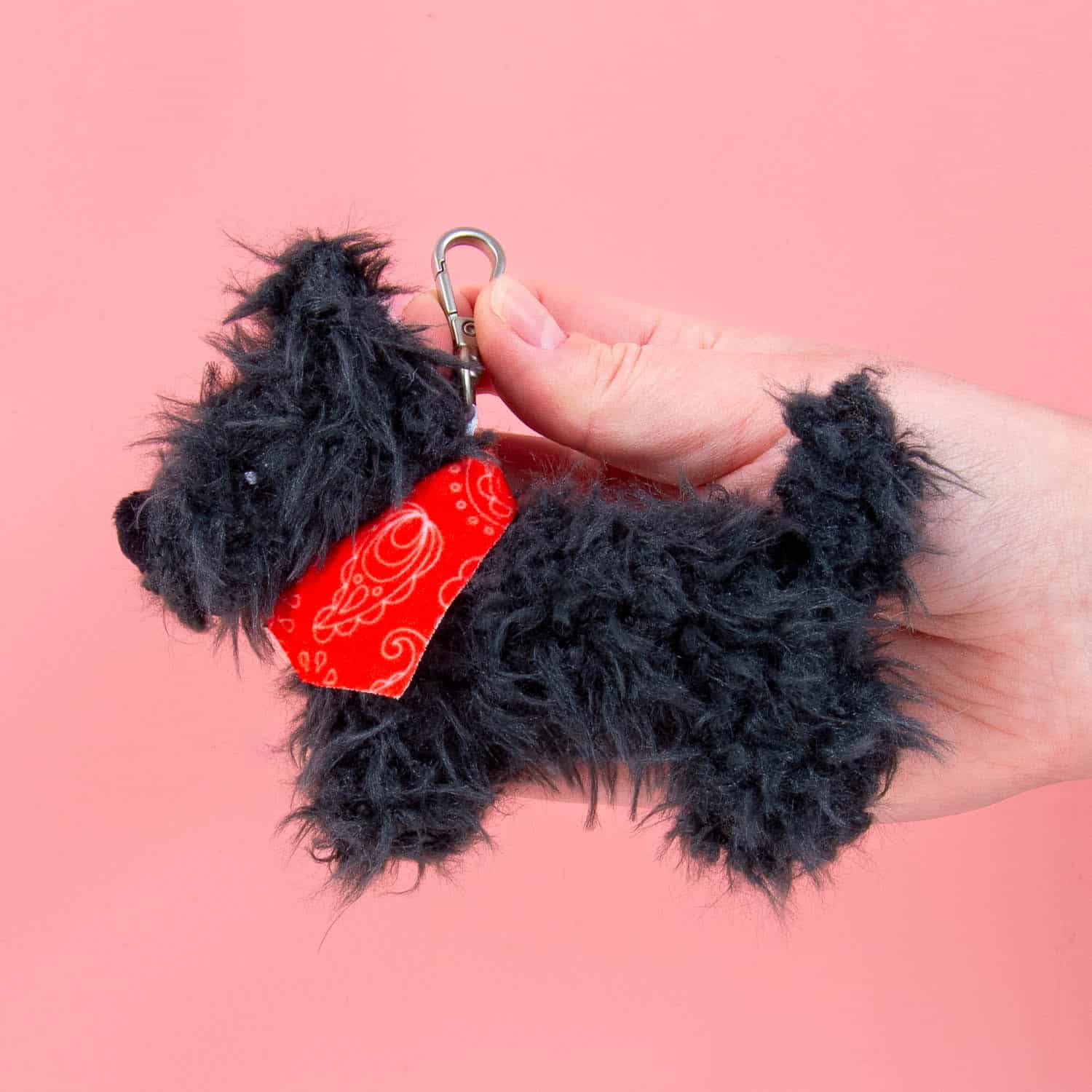 Knuffel-Schlüsselanhänger – Hund