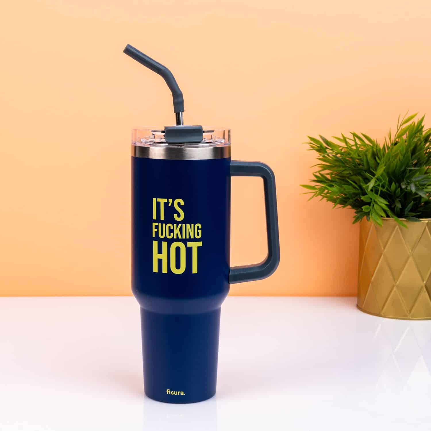 XXL Thermobecher (1,2 Liter) – It’s Fucking Hot