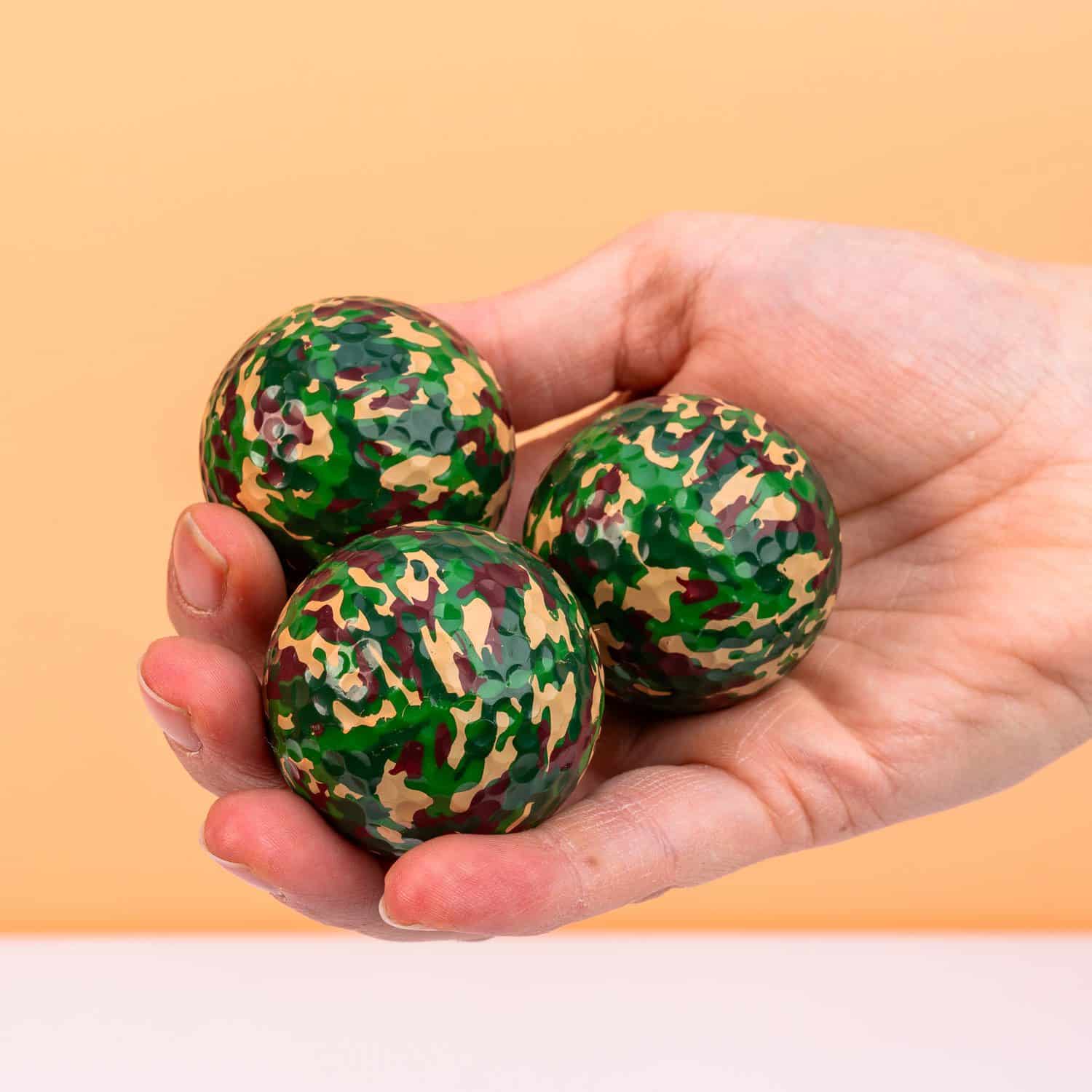 Camouflage-Golfbälle (Set von 3)