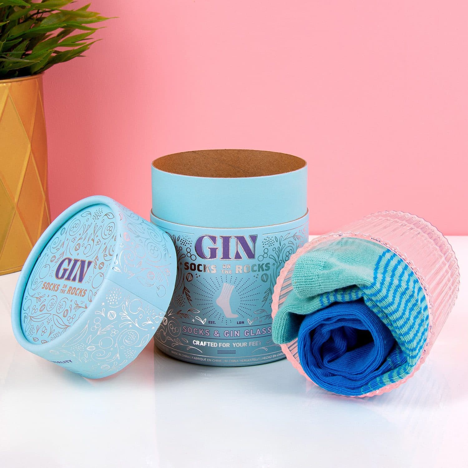 Socks on the Rocks Geschenkset – Gin