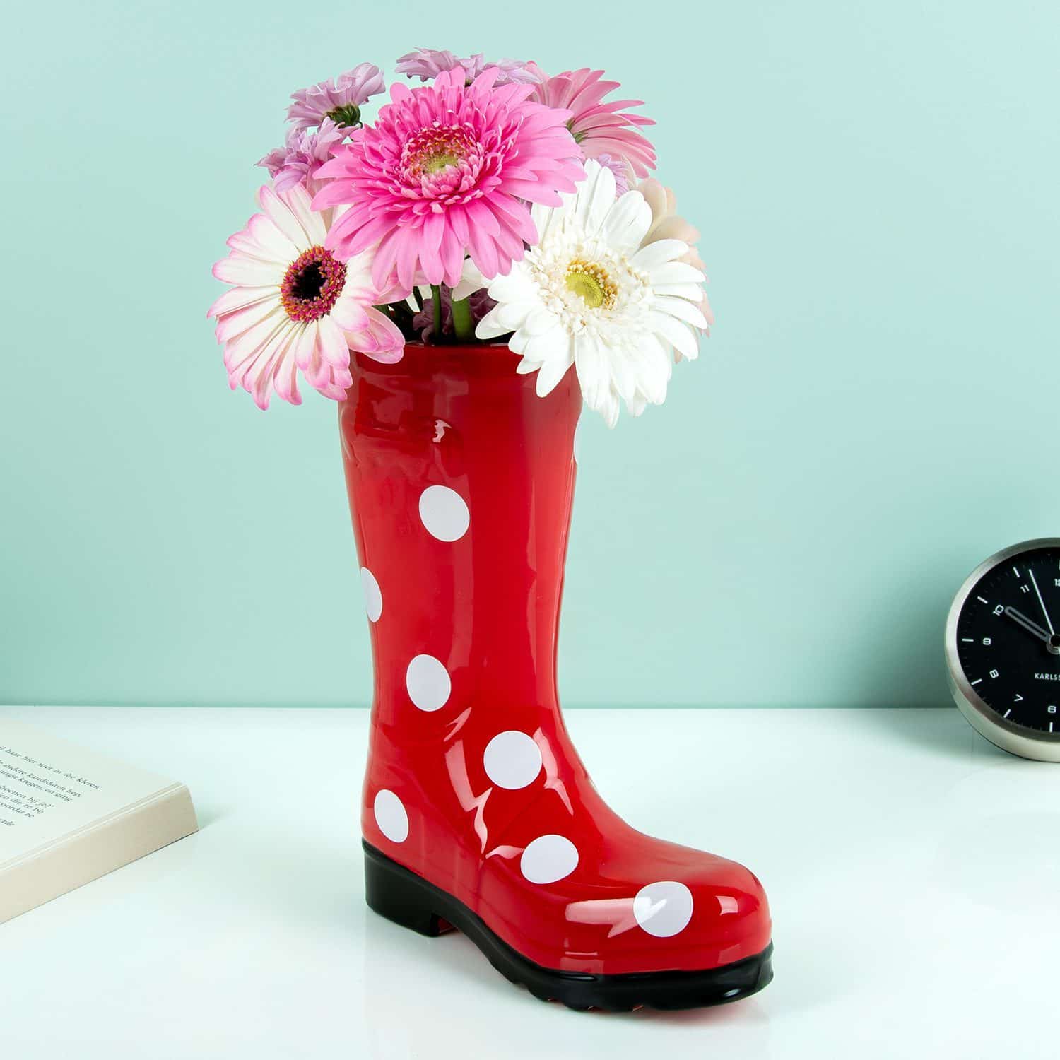 Gummistiefel-Vase