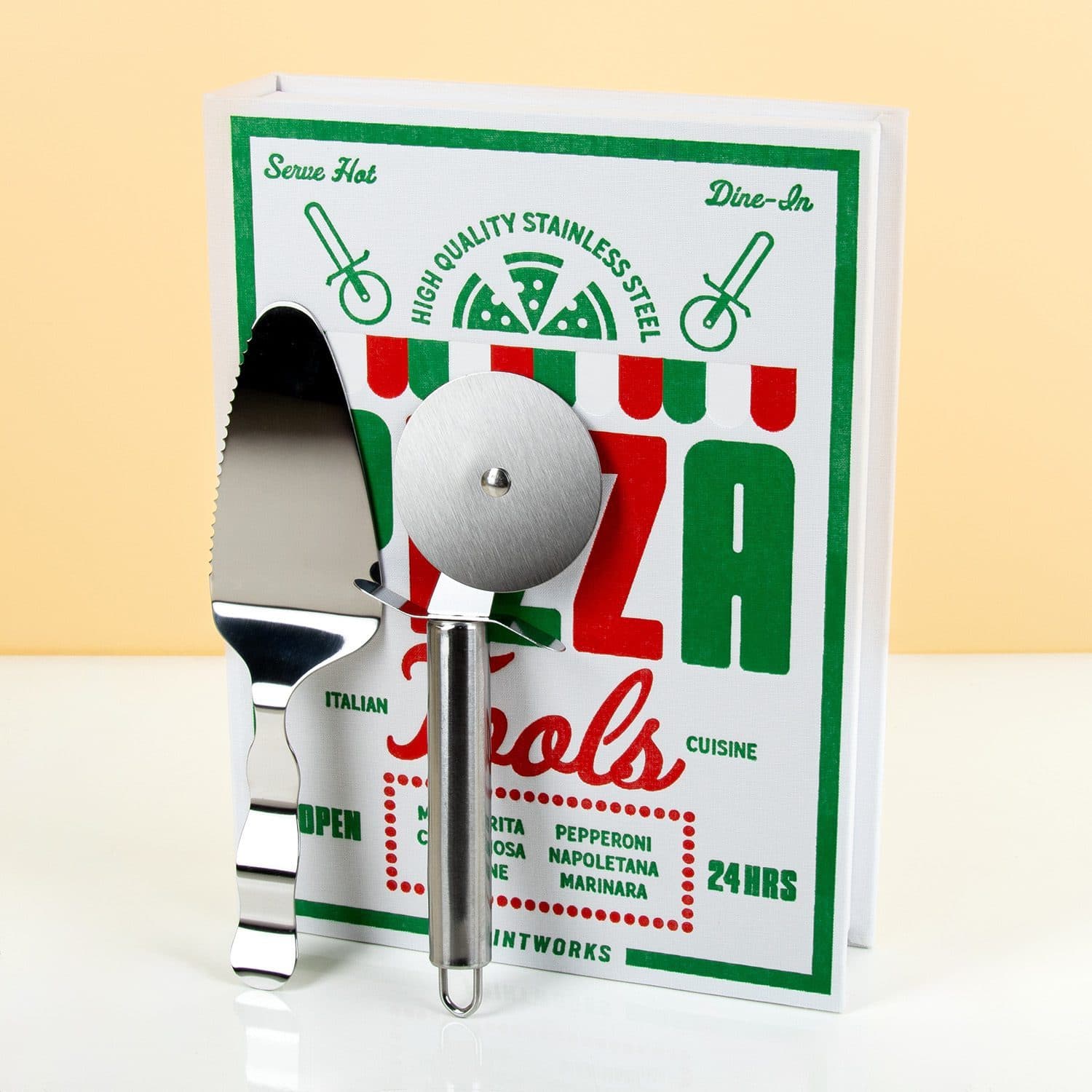 Essentials Buch mit Küchenutensilien – Pizza Tools
