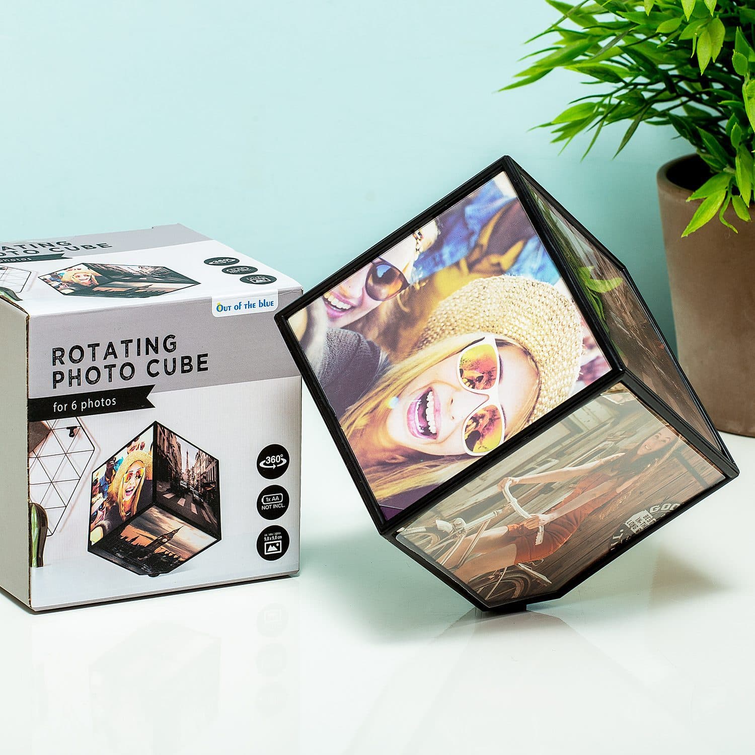 Rotierender Fotowürfel