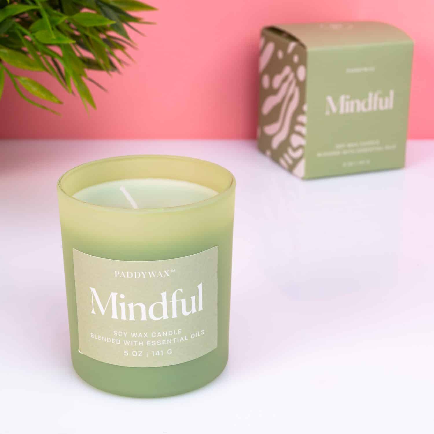 Wellness Duftkerze – Mindful (grün)