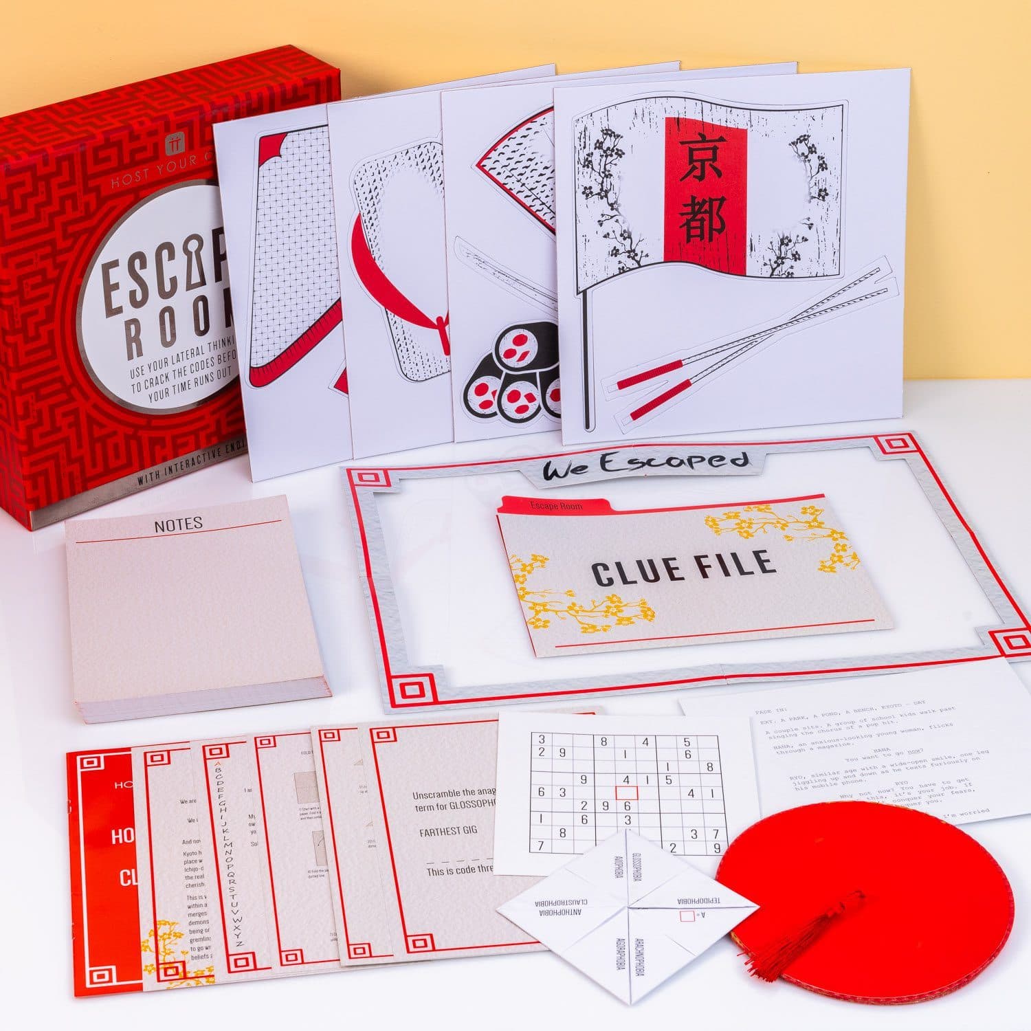 Host Your Own Escape Room Spiel – Kyoto