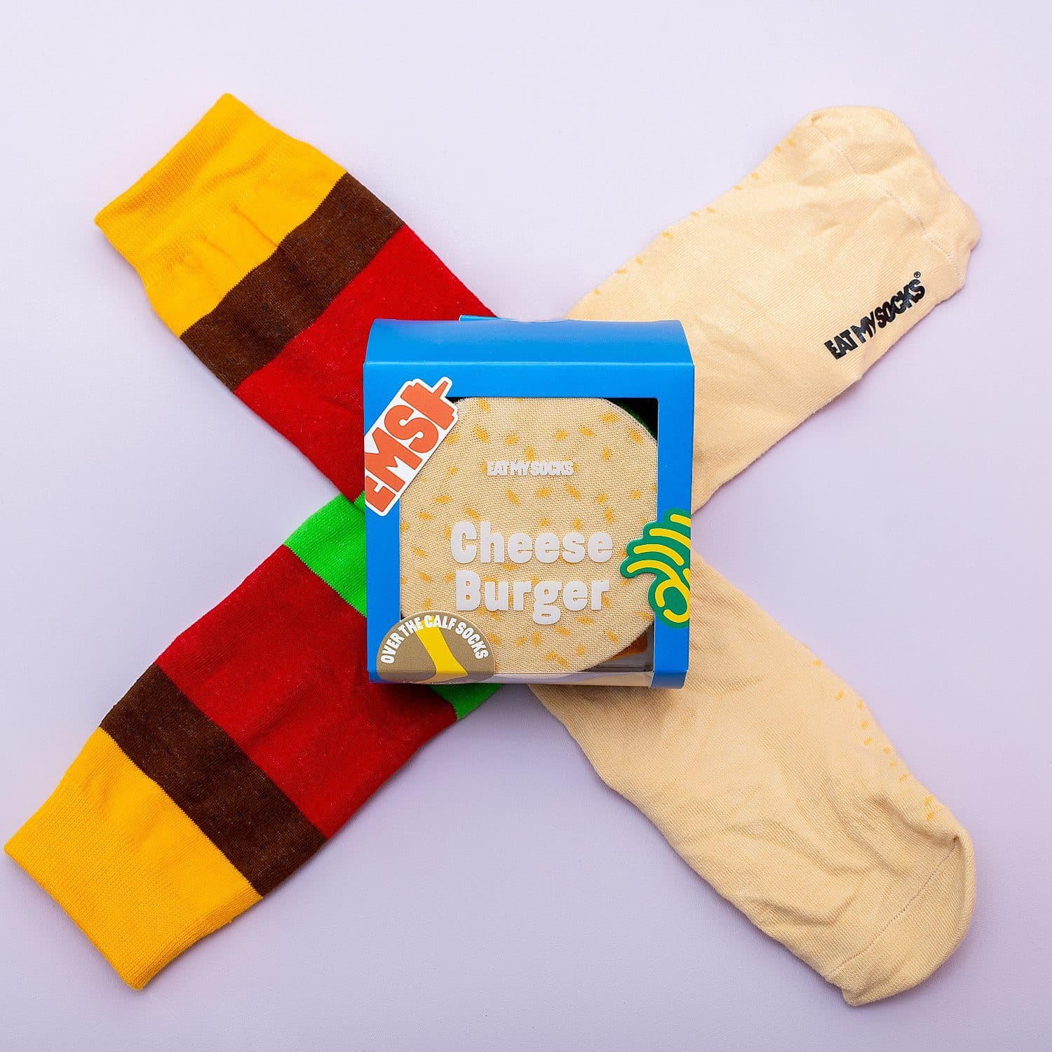 Cheeseburger-Socken
