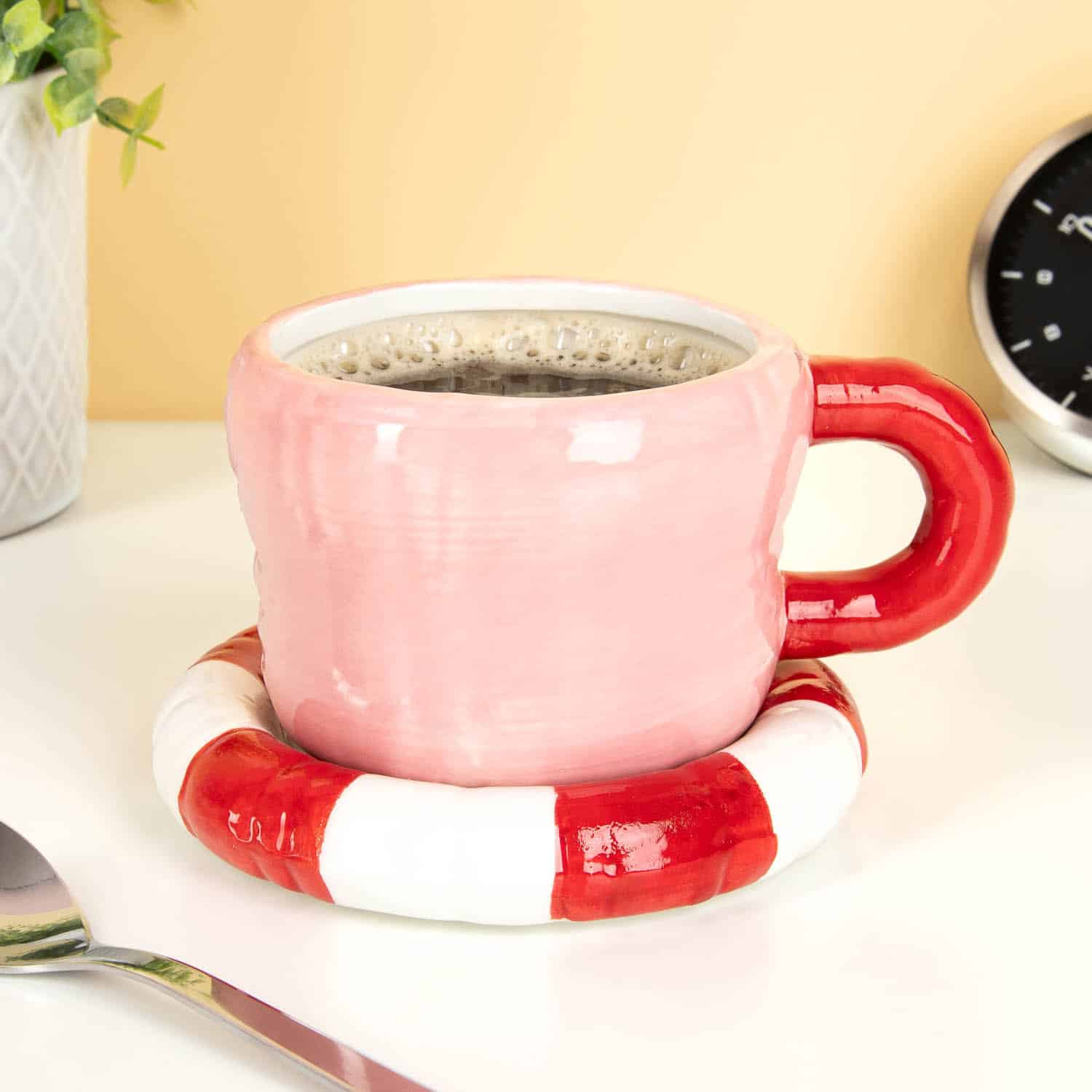 Rettungsring-Tasse – Rot