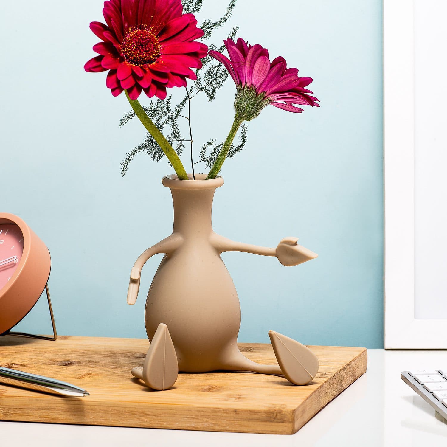 Florino flexible Vase – Grau