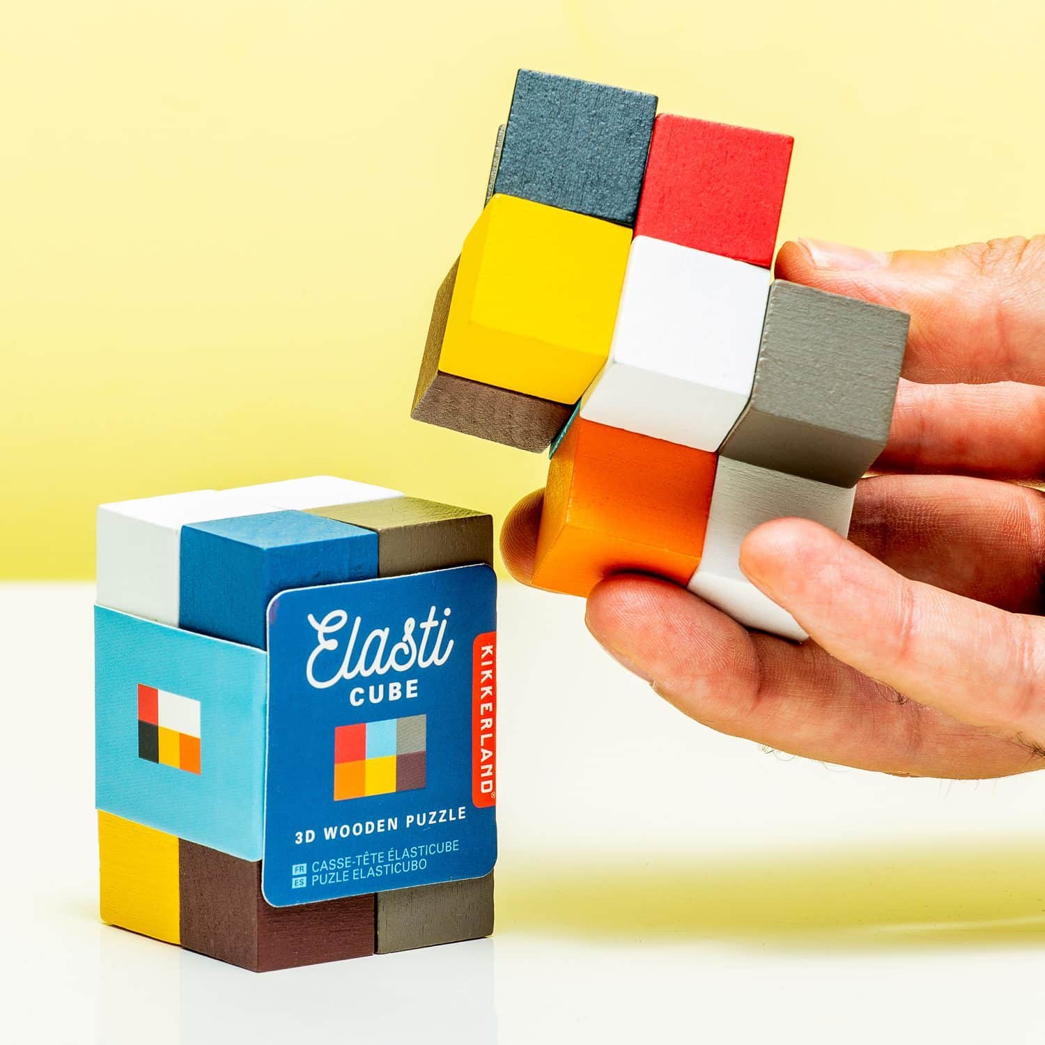 Elastisches Holzpuzzle