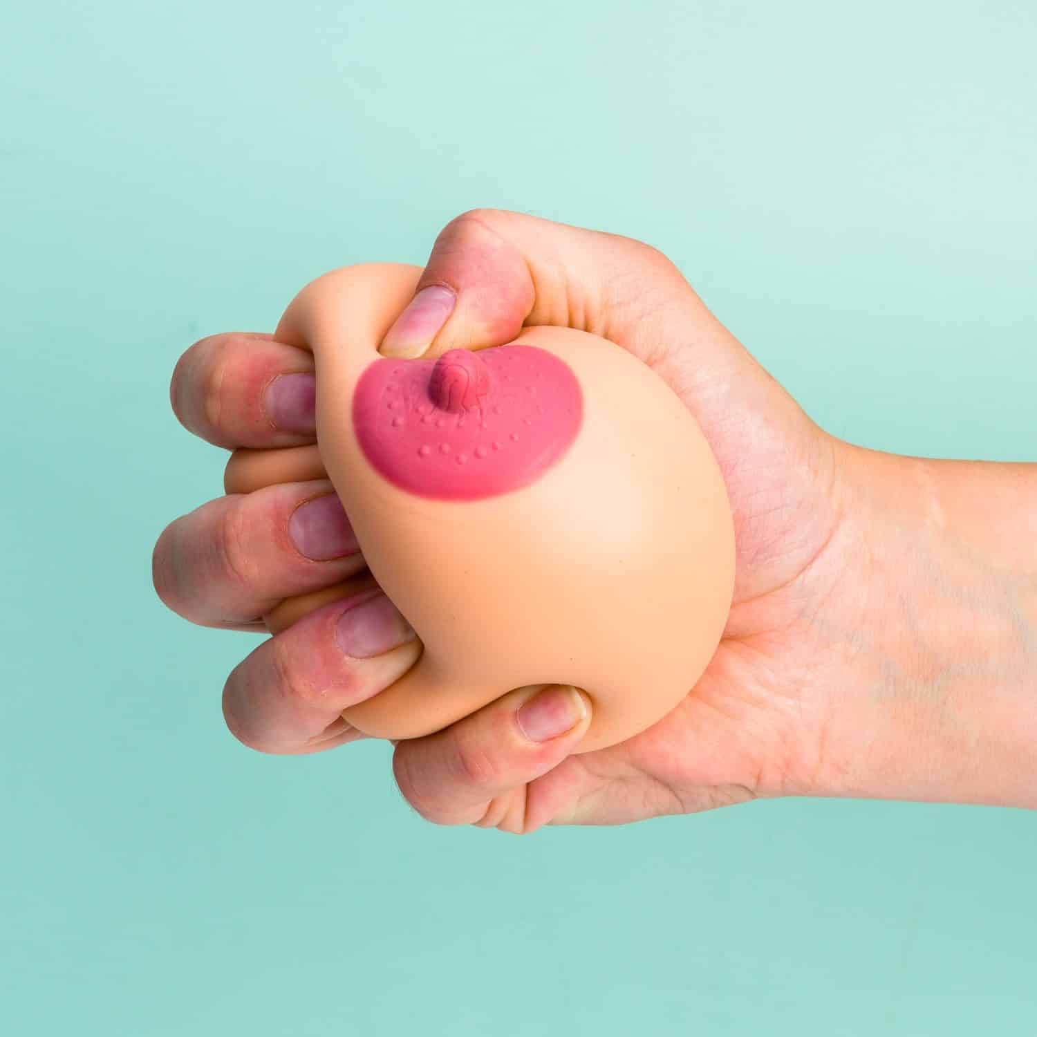 Brust-Stressball