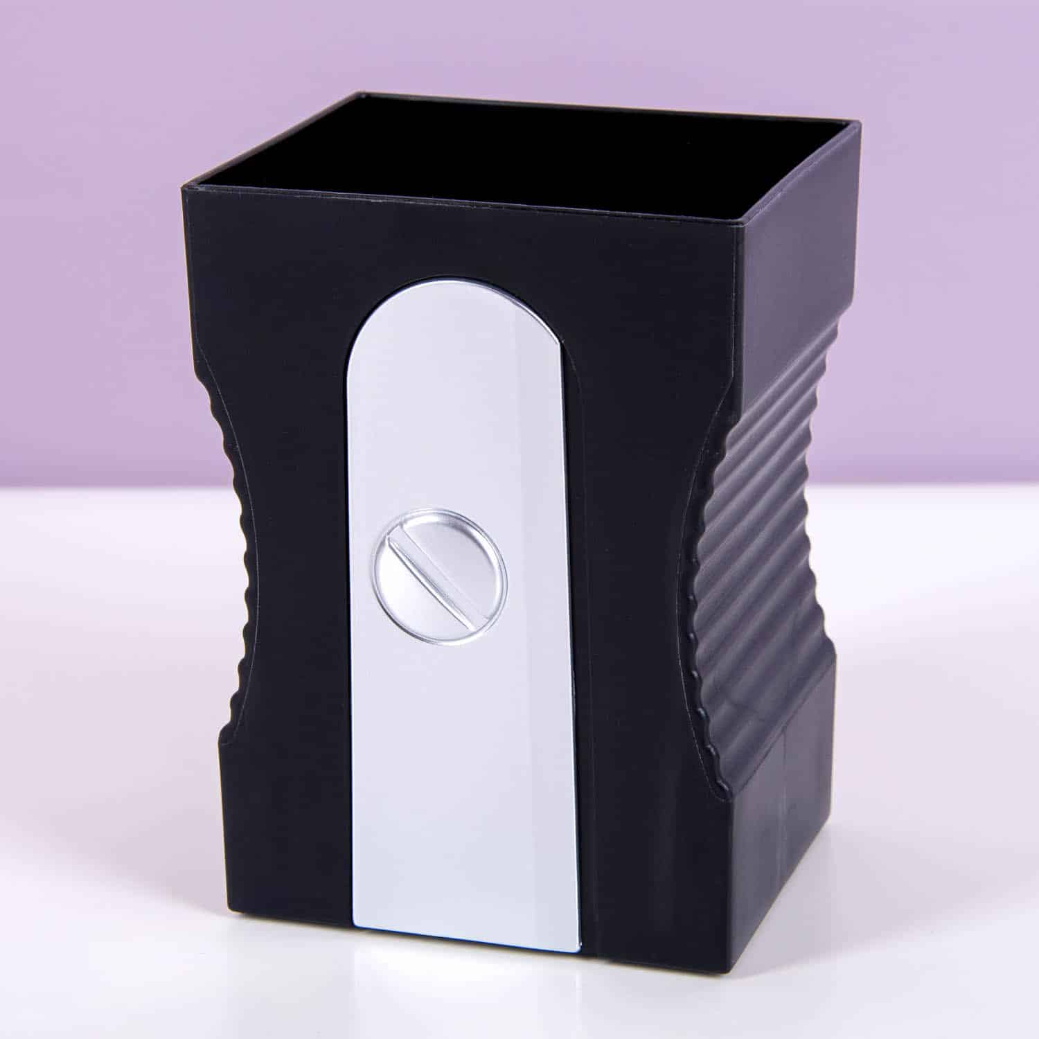 Spitzer Stiftehalter – Schwarz