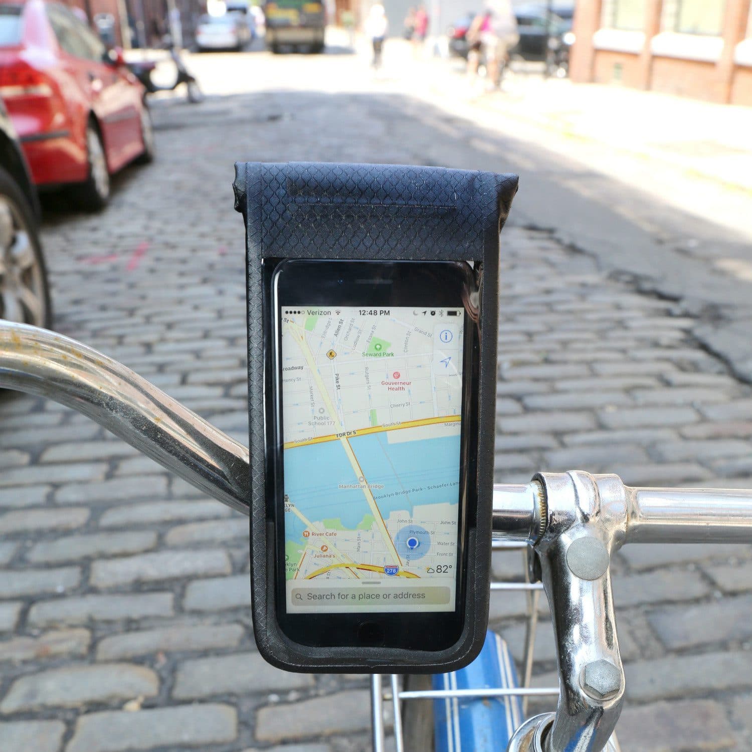 Wasserdichter Handyhalter für das Fahrrad