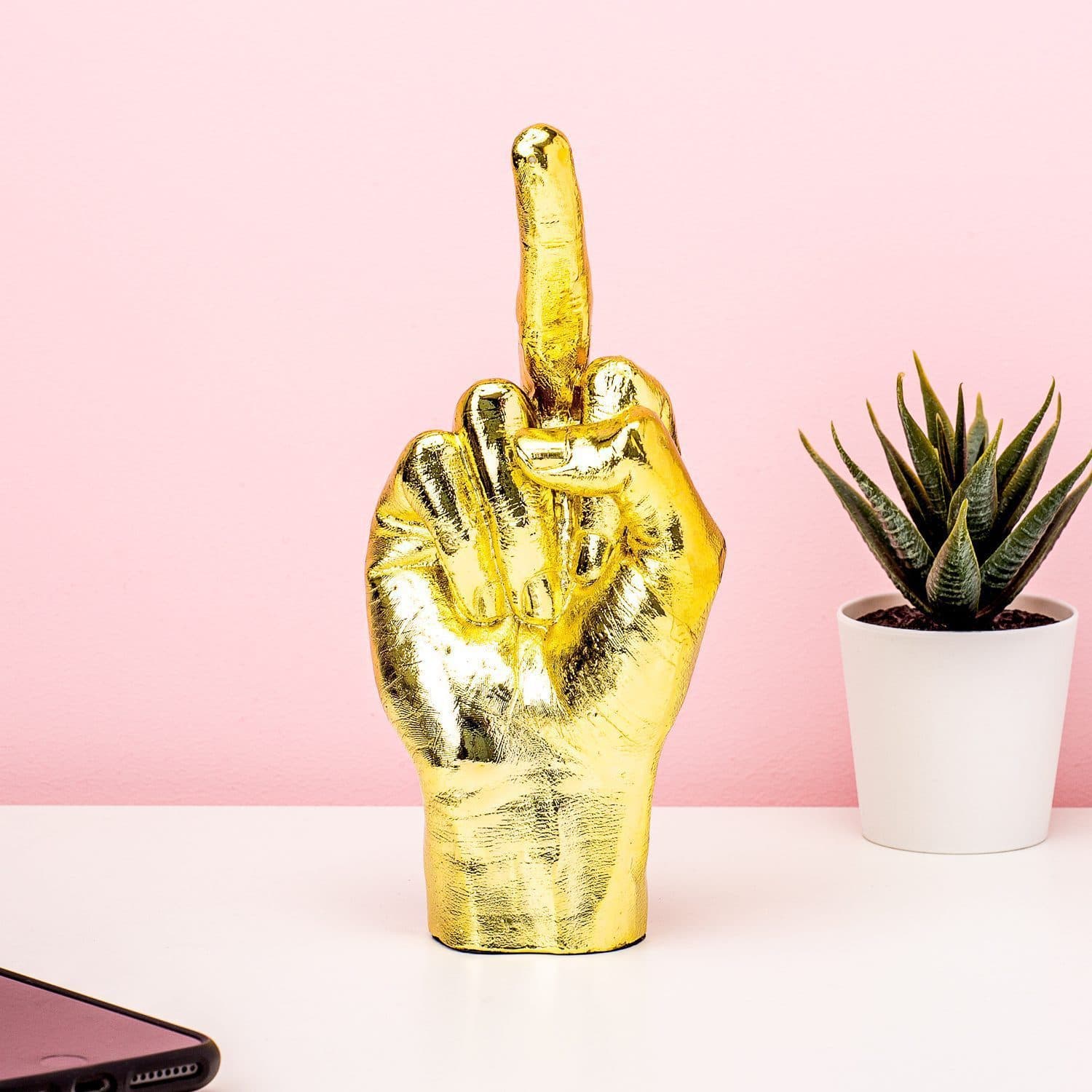 Mittelfinger-Statue