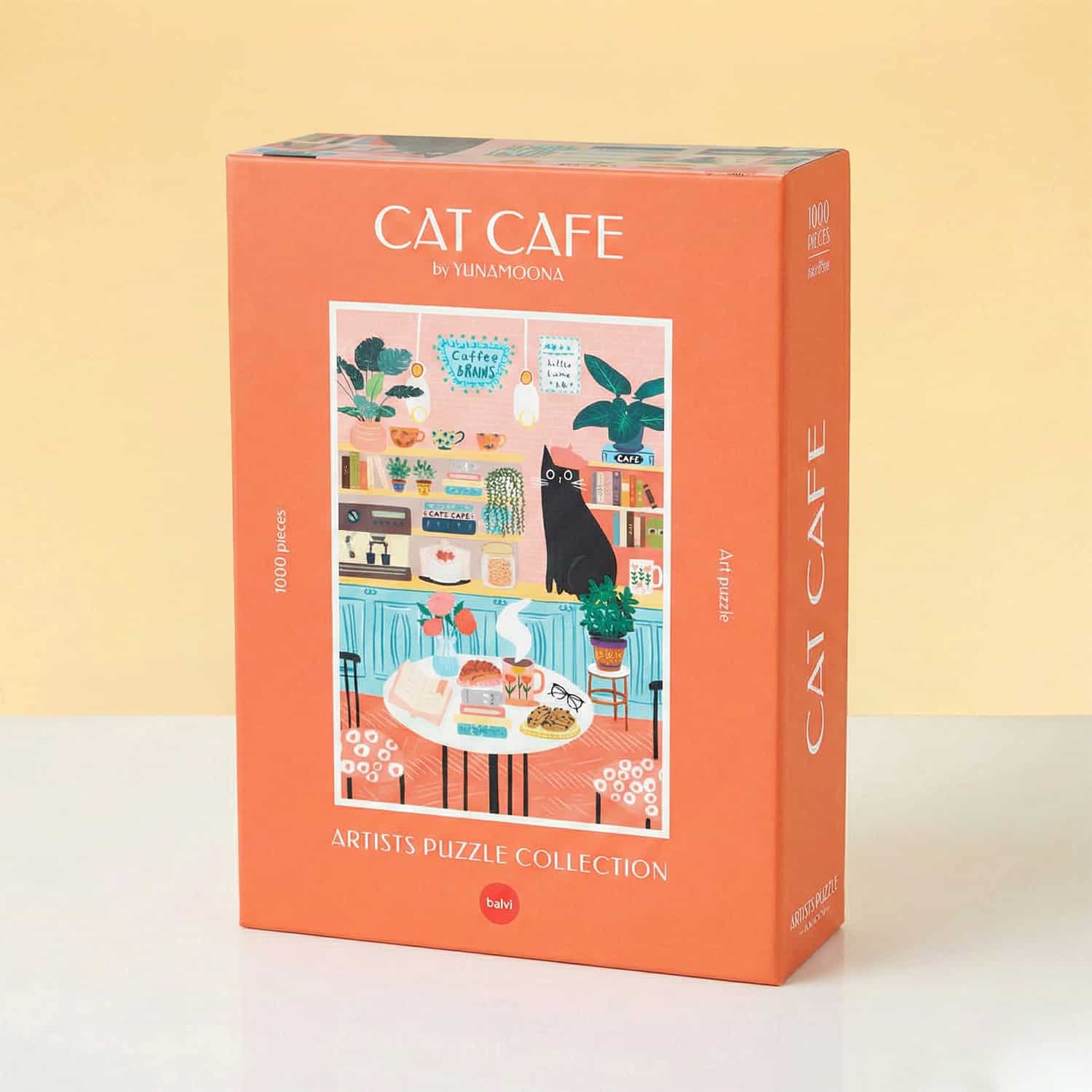 Katzen-Café Puzzle (1000 Teile)