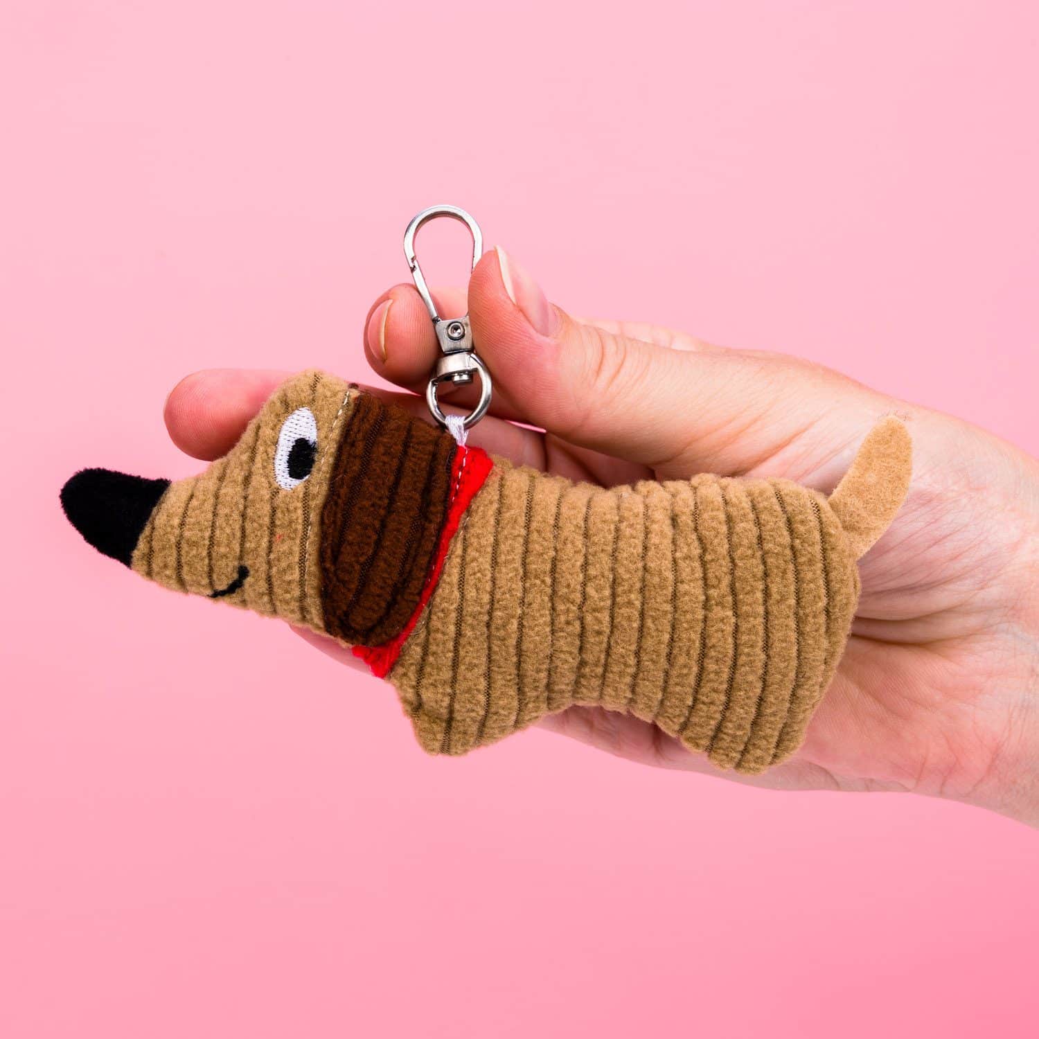 Knuffel-Schlüsselanhänger – Dackel