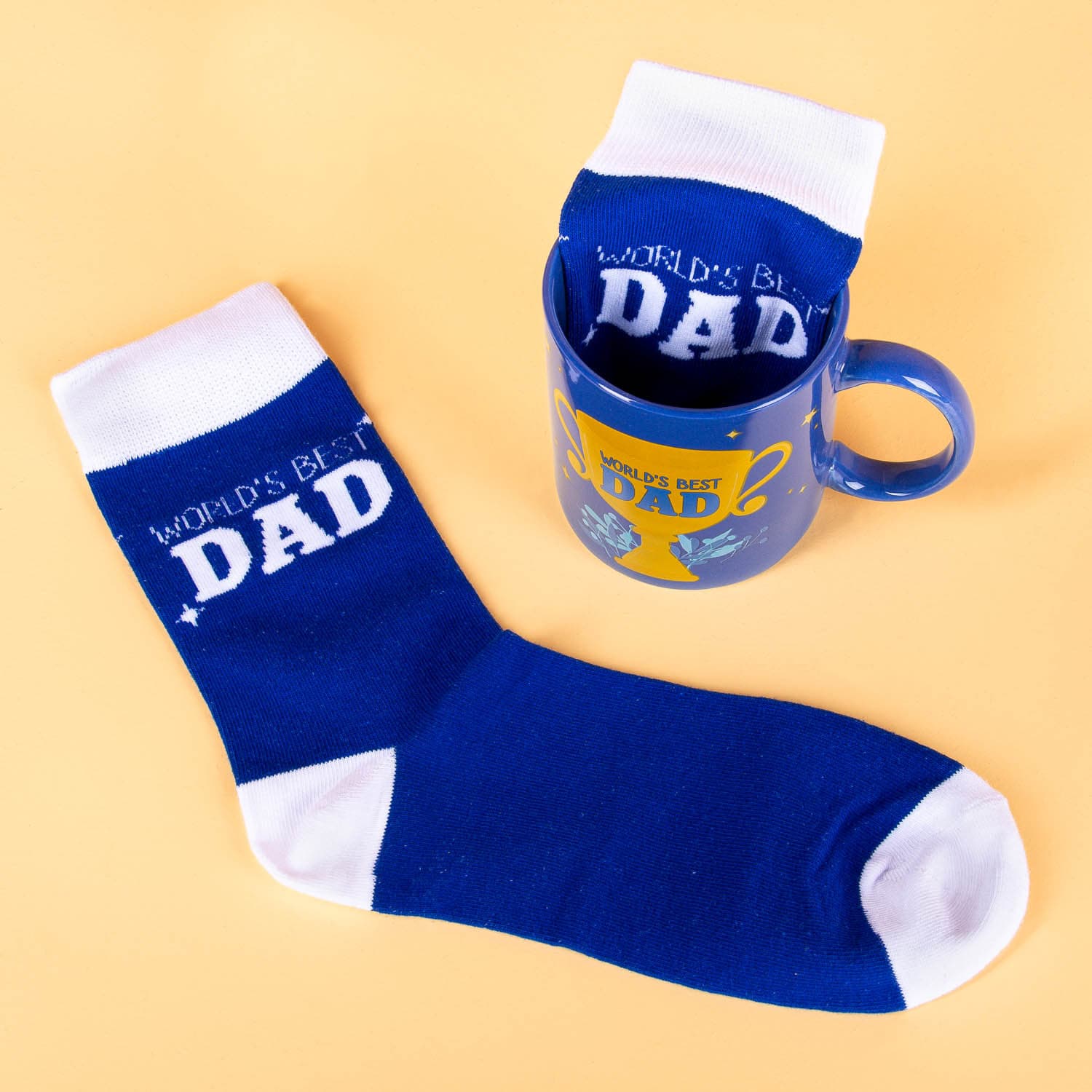 World's Best Dad mok en sokken cadeauset