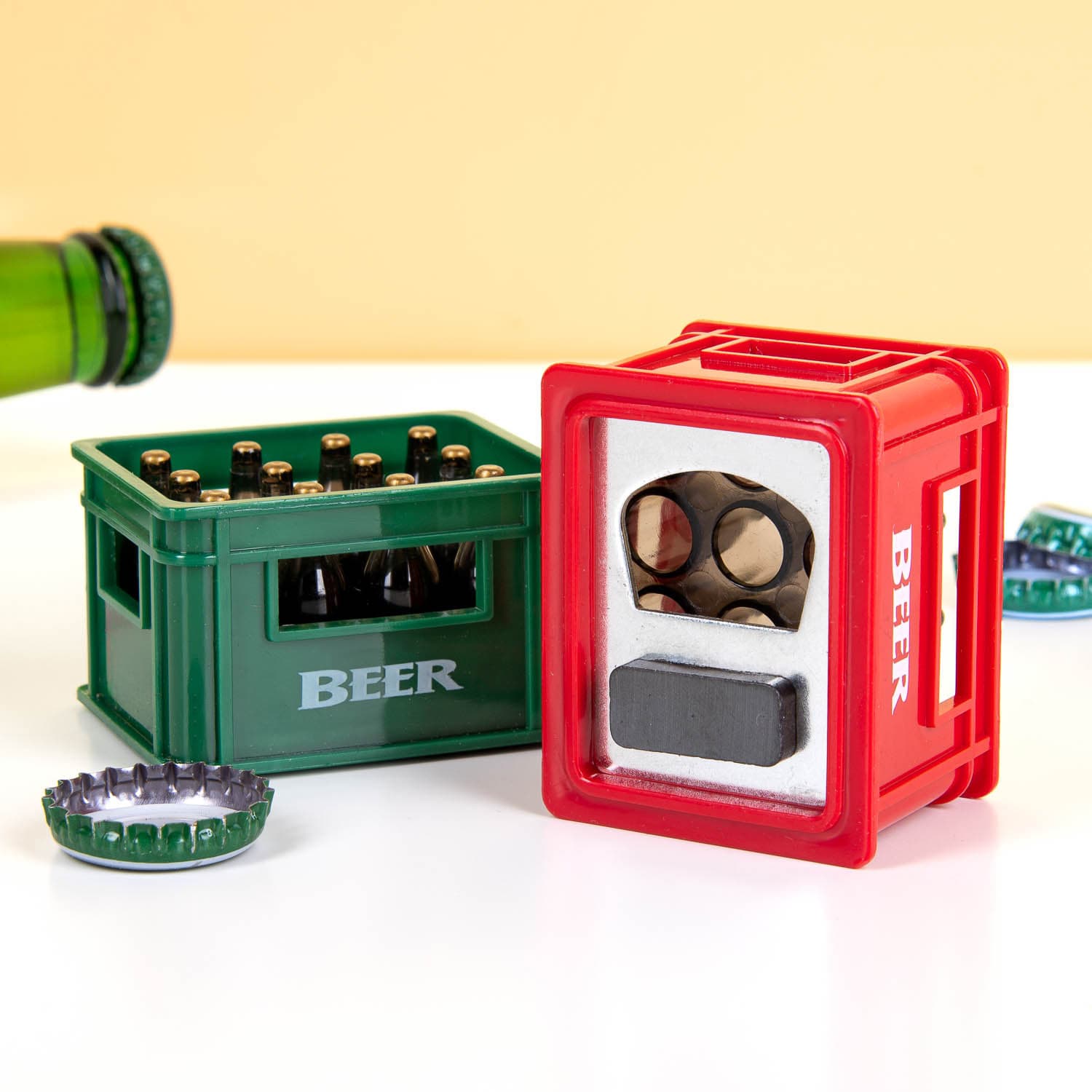 Bottle opener with magnet, Beer Crate
