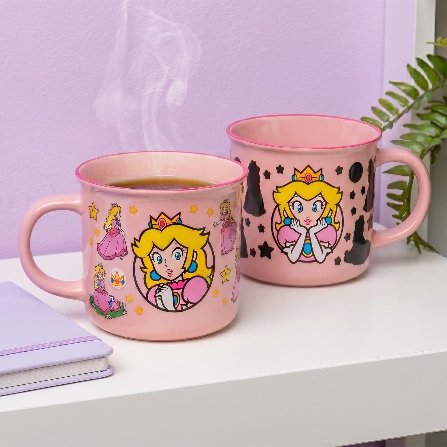 Super Mario Princess Peach warmtegevoelige mok