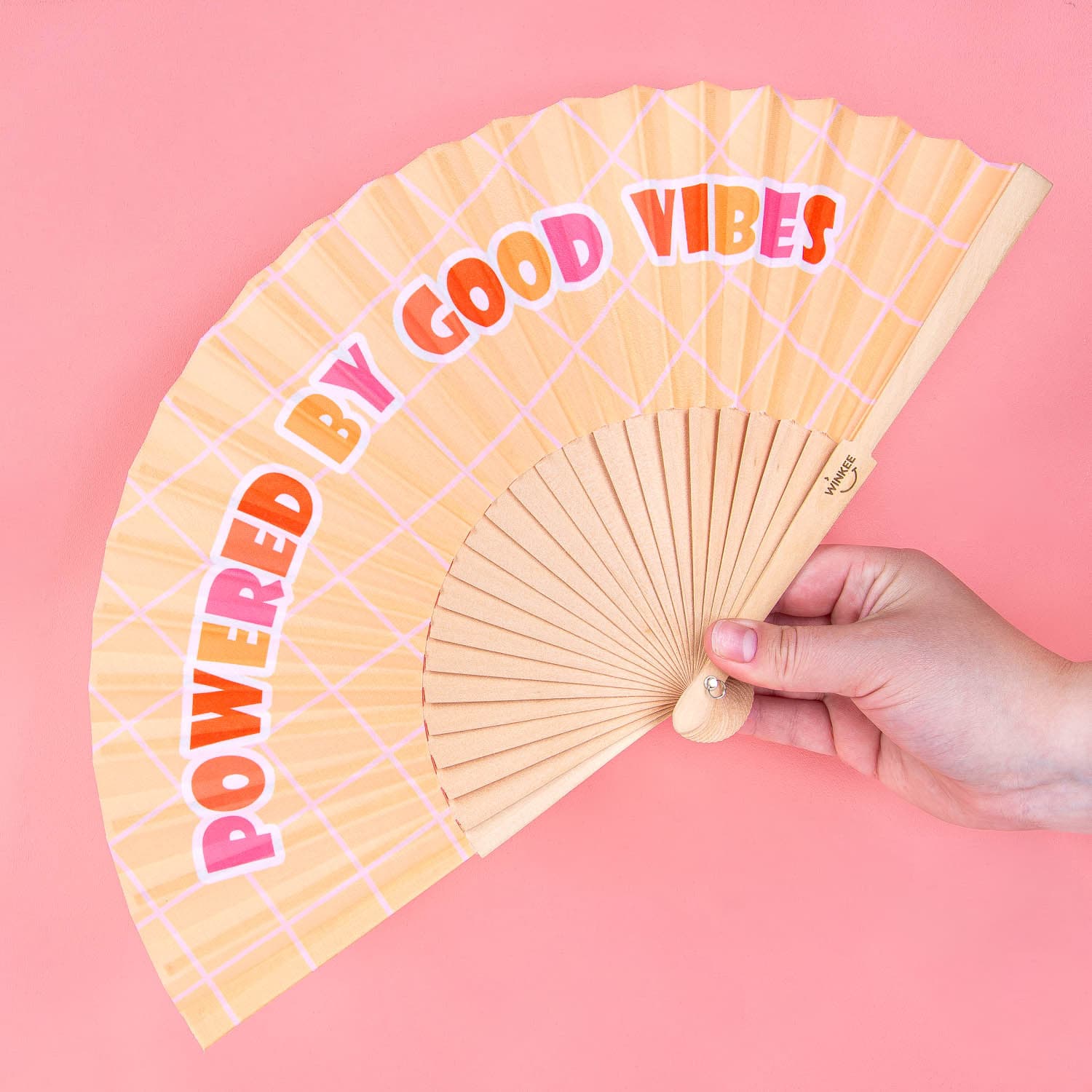 Powered by good vibes waaier